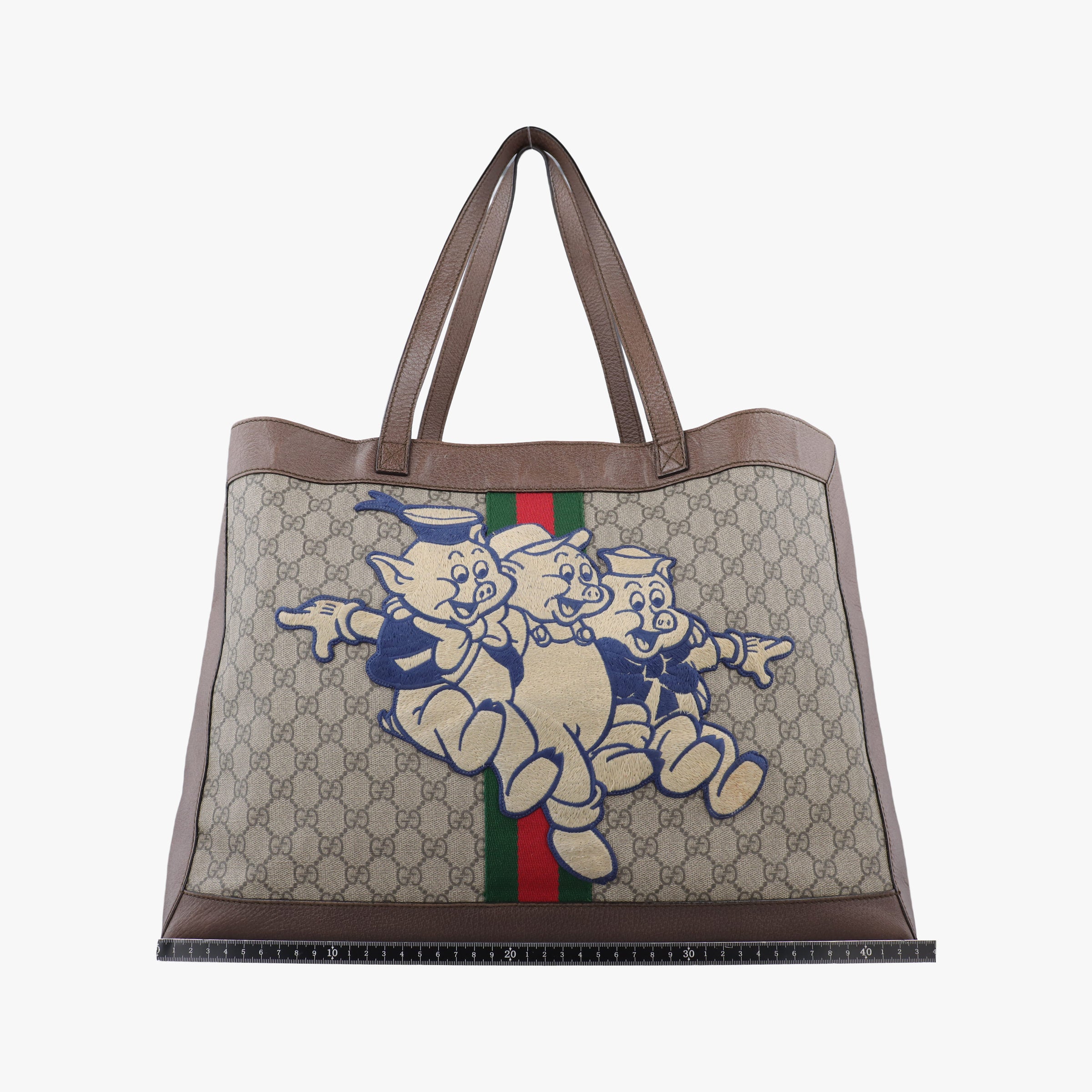 Vintage Gucci Ophidia beige×red×green PVC coated canvas×leather 547947 handbag | stylenewstar