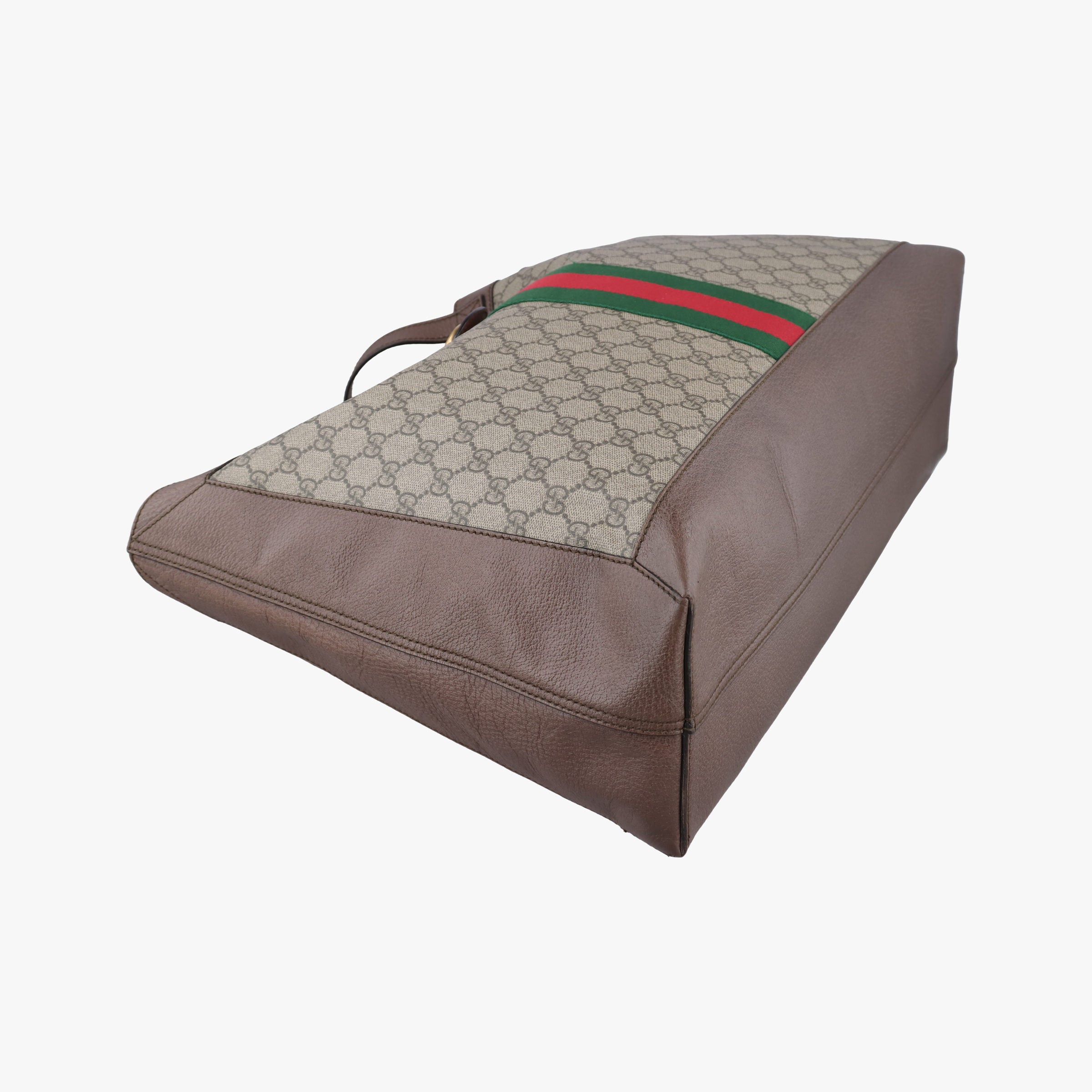 Vintage Gucci Ophidia beige×red×green PVC coated canvas×leather 547947 handbag | stylenewstar