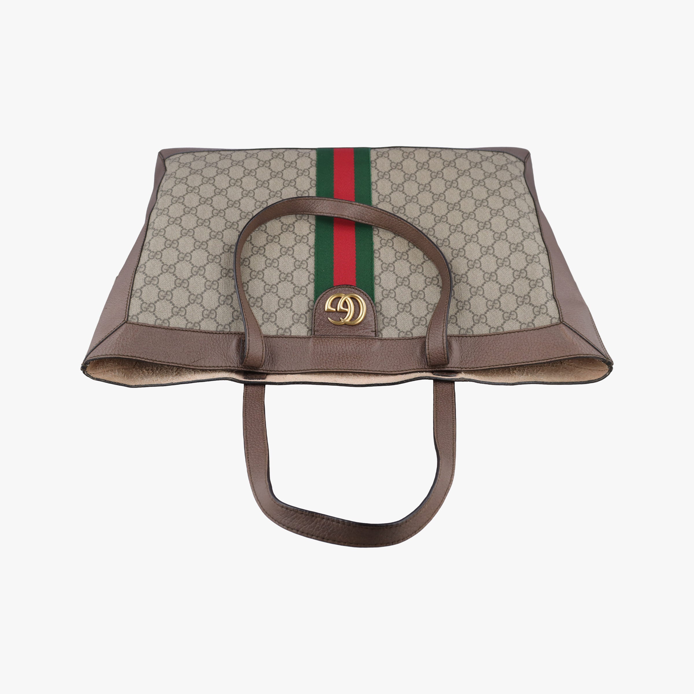 Vintage Gucci Ophidia beige×red×green PVC coated canvas×leather 547947 handbag | stylenewstar