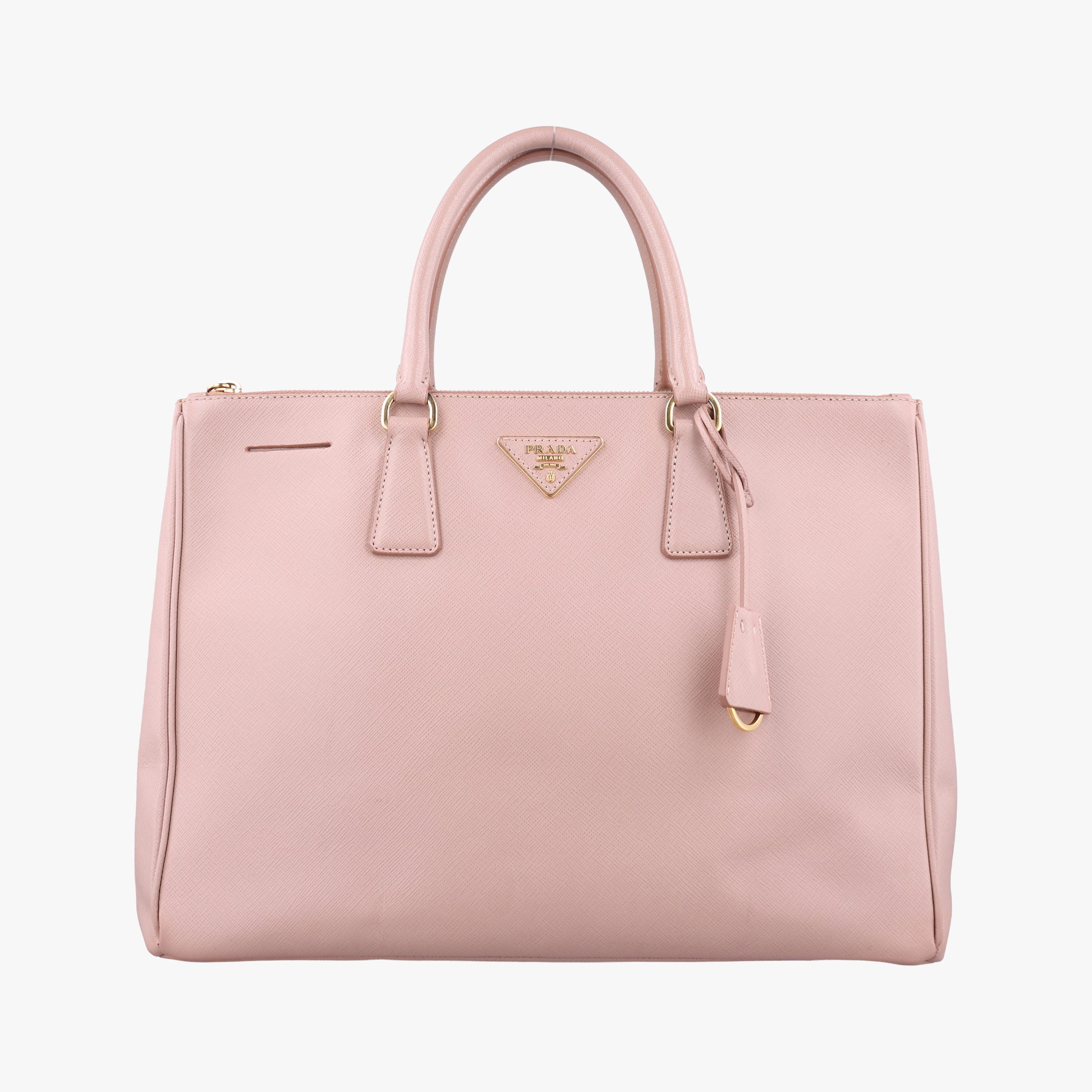 Pre-owned Prada Galleria Pink SAFFIANO Leather BN1786 handbag | stylenewstar
