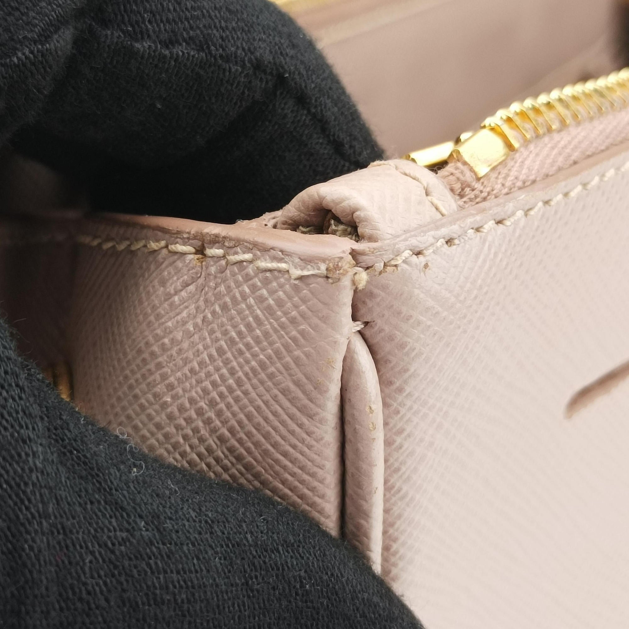 Pre-owned Prada Galleria Pink SAFFIANO Leather BN1786 handbag | stylenewstar
