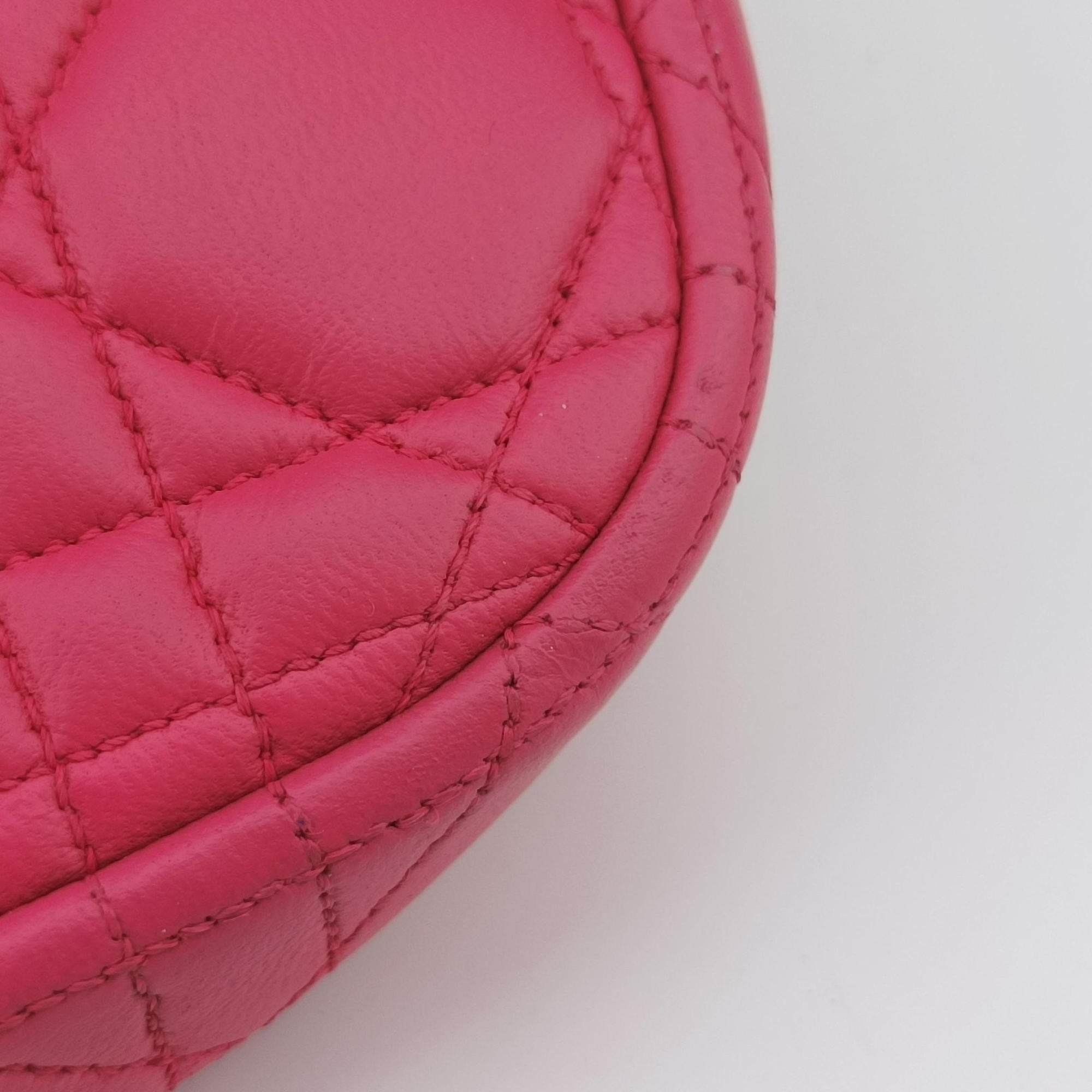 Secondhand Christian Dior Miss Dior CANNAGE New Lock Rose lambskin  shoulderbag | stylenewstar
