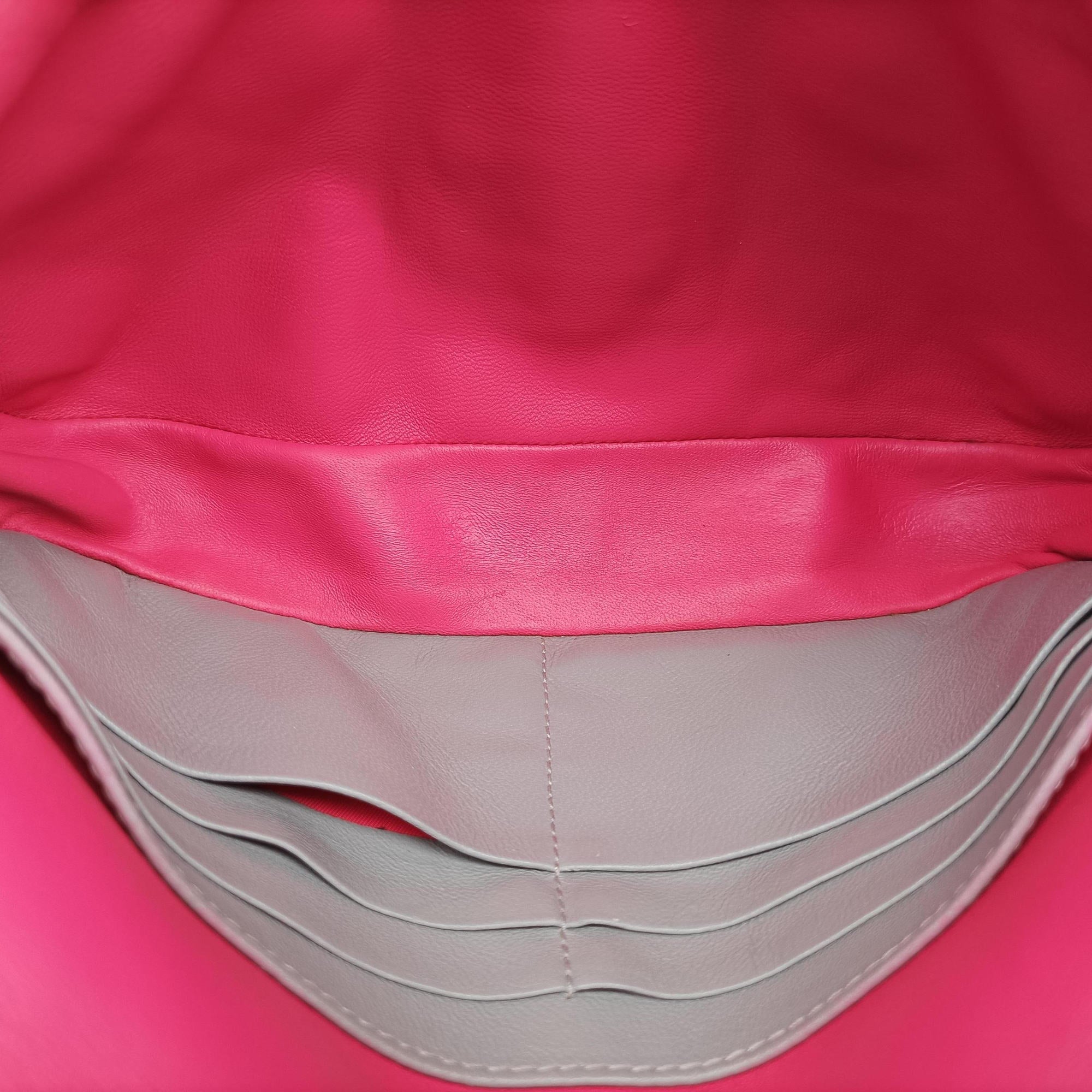 Secondhand Christian Dior Miss Dior CANNAGE New Lock Rose lambskin  shoulderbag | stylenewstar