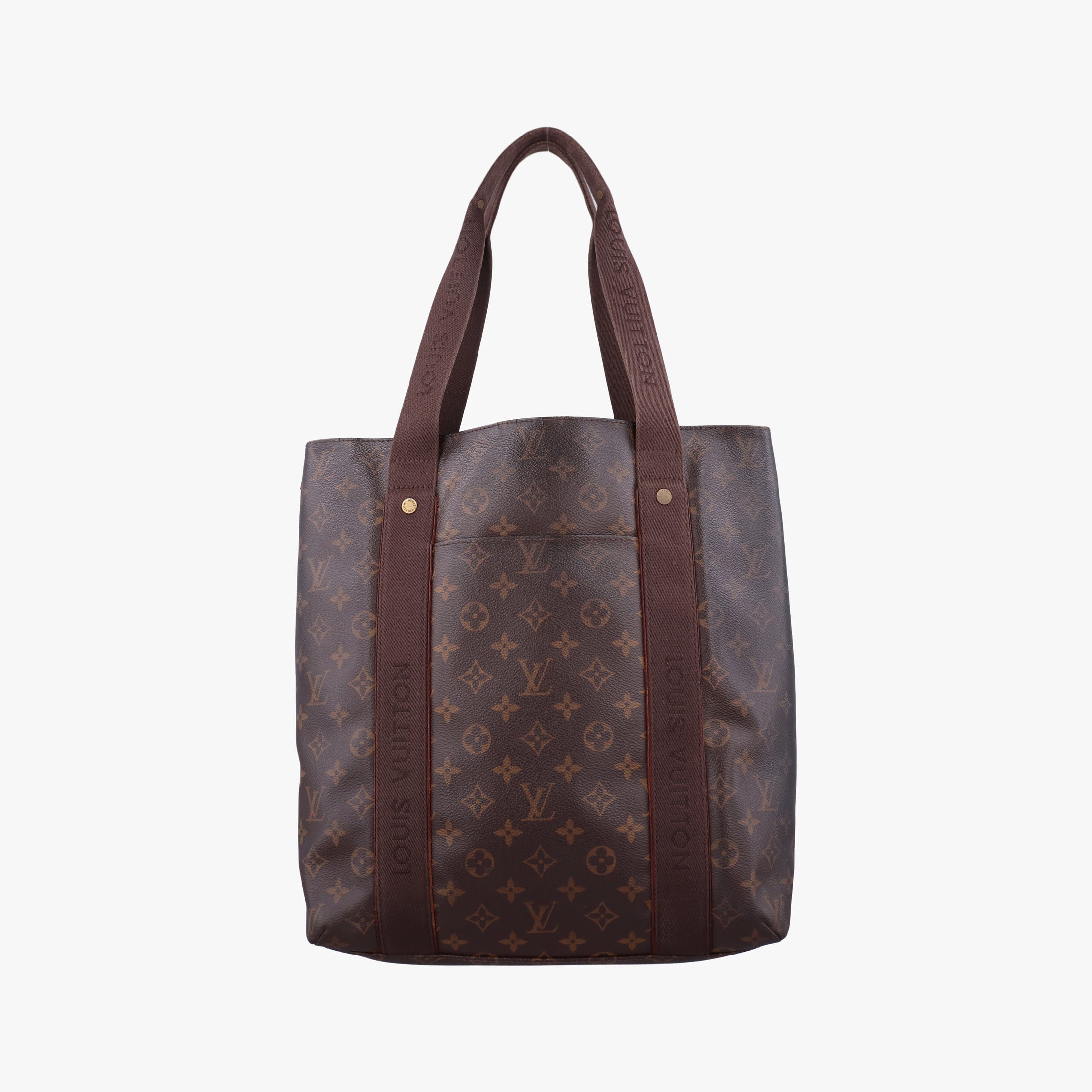 Pre-owned Louis Vuitton Cabas Beaubourg brown Monogram Canvas M53013 shoulderbag | stylenewstar
