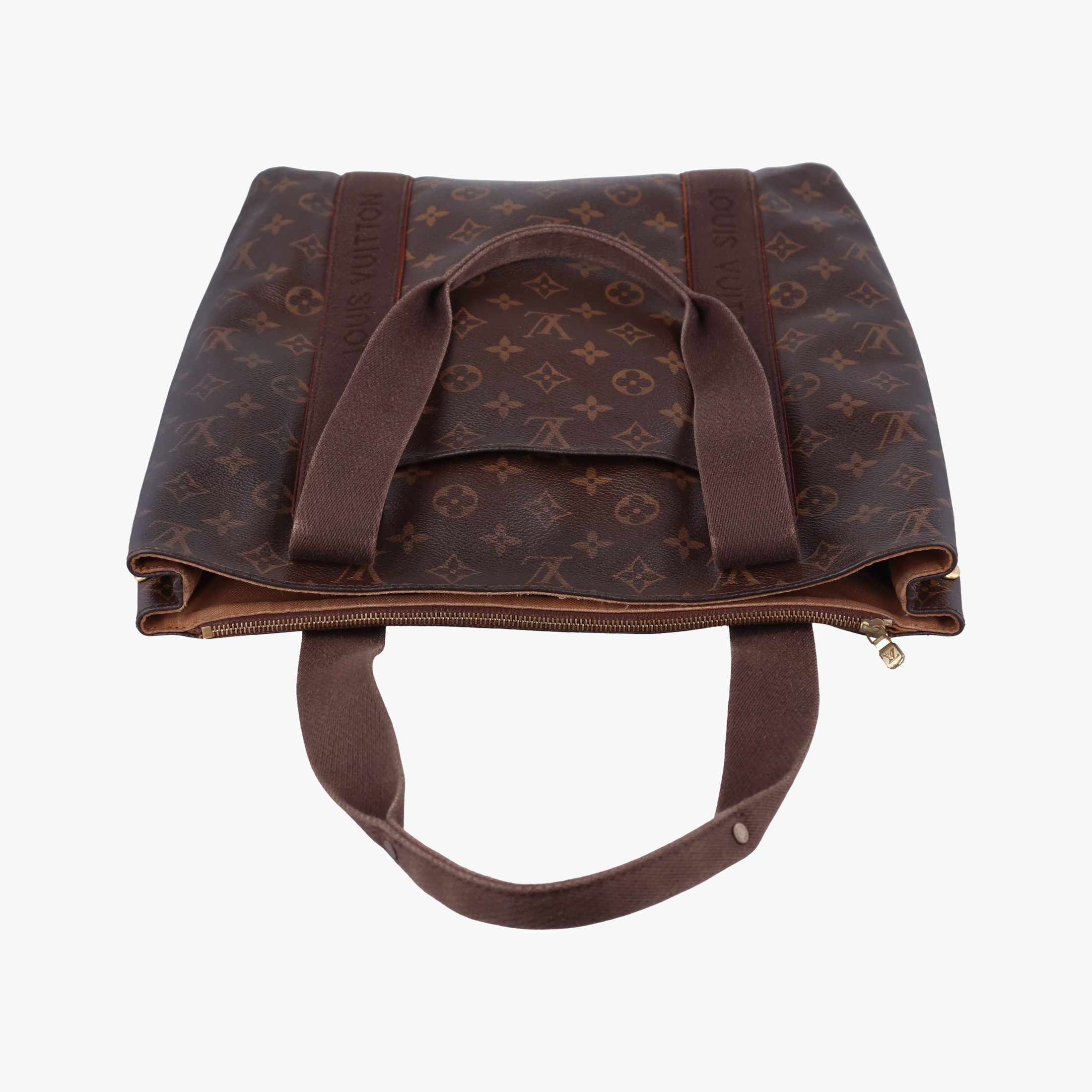 Pre-owned Louis Vuitton Cabas Beaubourg brown Monogram Canvas M53013 shoulderbag | stylenewstar