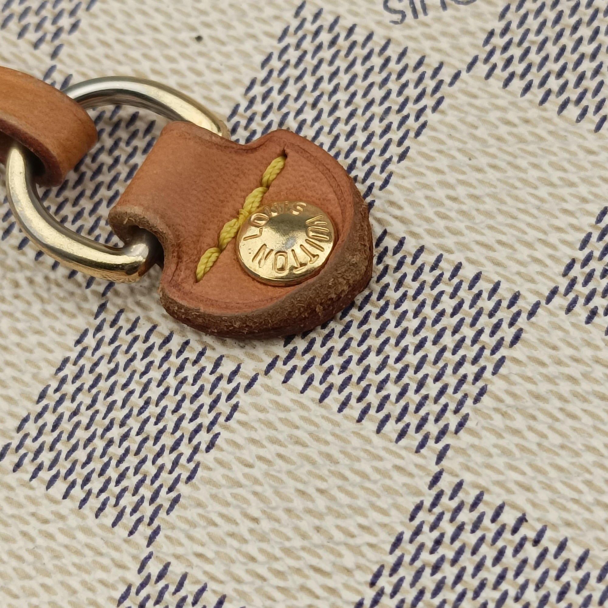 Secondhand Louis Vuitton NEVERFULL MM AZUR Damier Canvas N51107 shoulderbag | stylenewstar