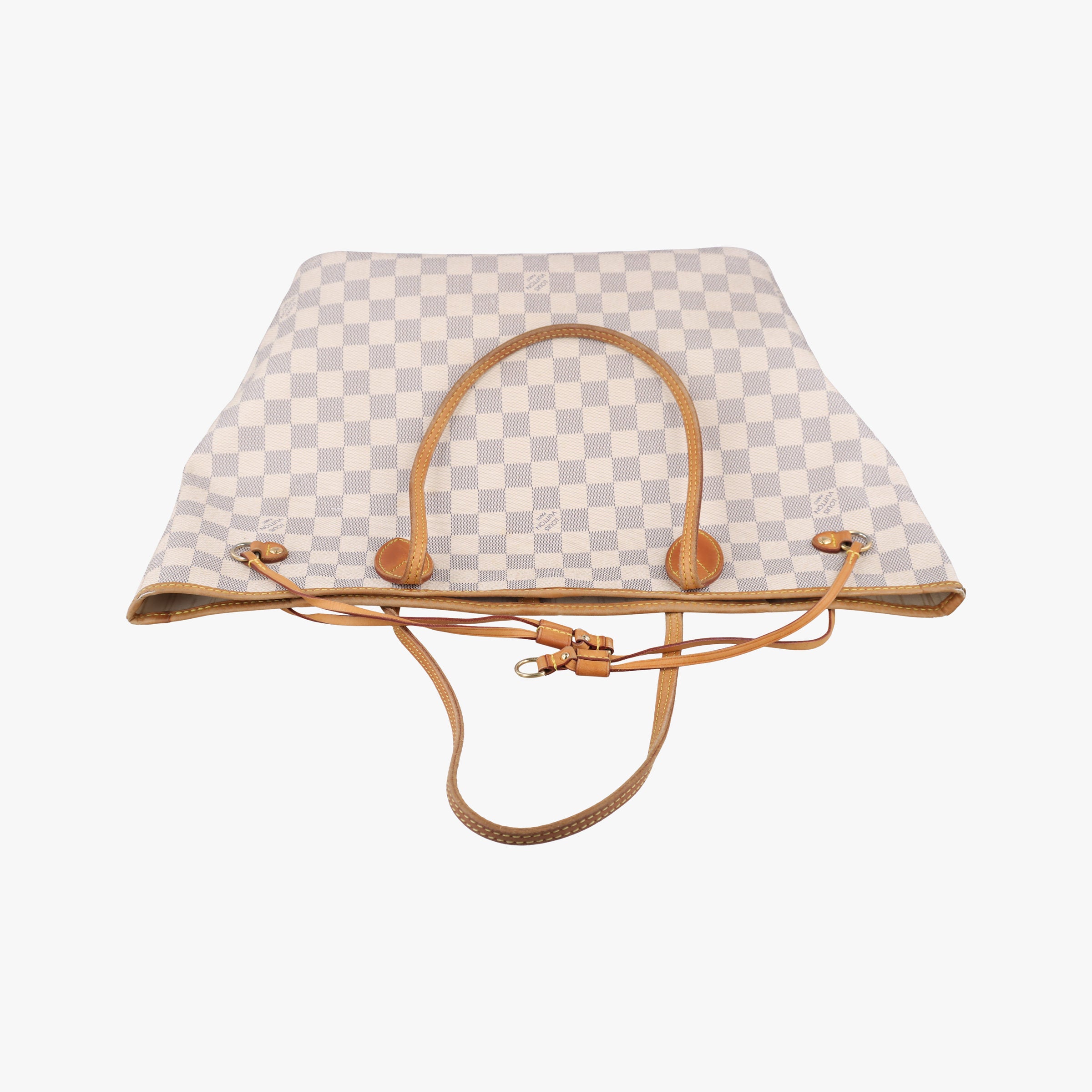 Secondhand Louis Vuitton NEVERFULL MM AZUR Damier Canvas N51107 shoulderbag | stylenewstar
