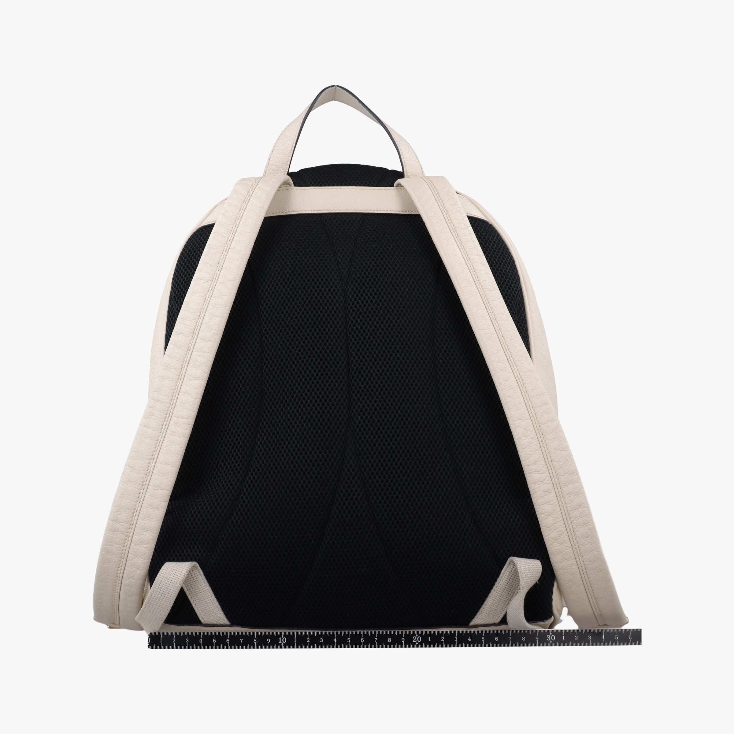 Pre-owned Gucci GUCCI Print White Leather 547834 backpack/rucksack | stylenewstar