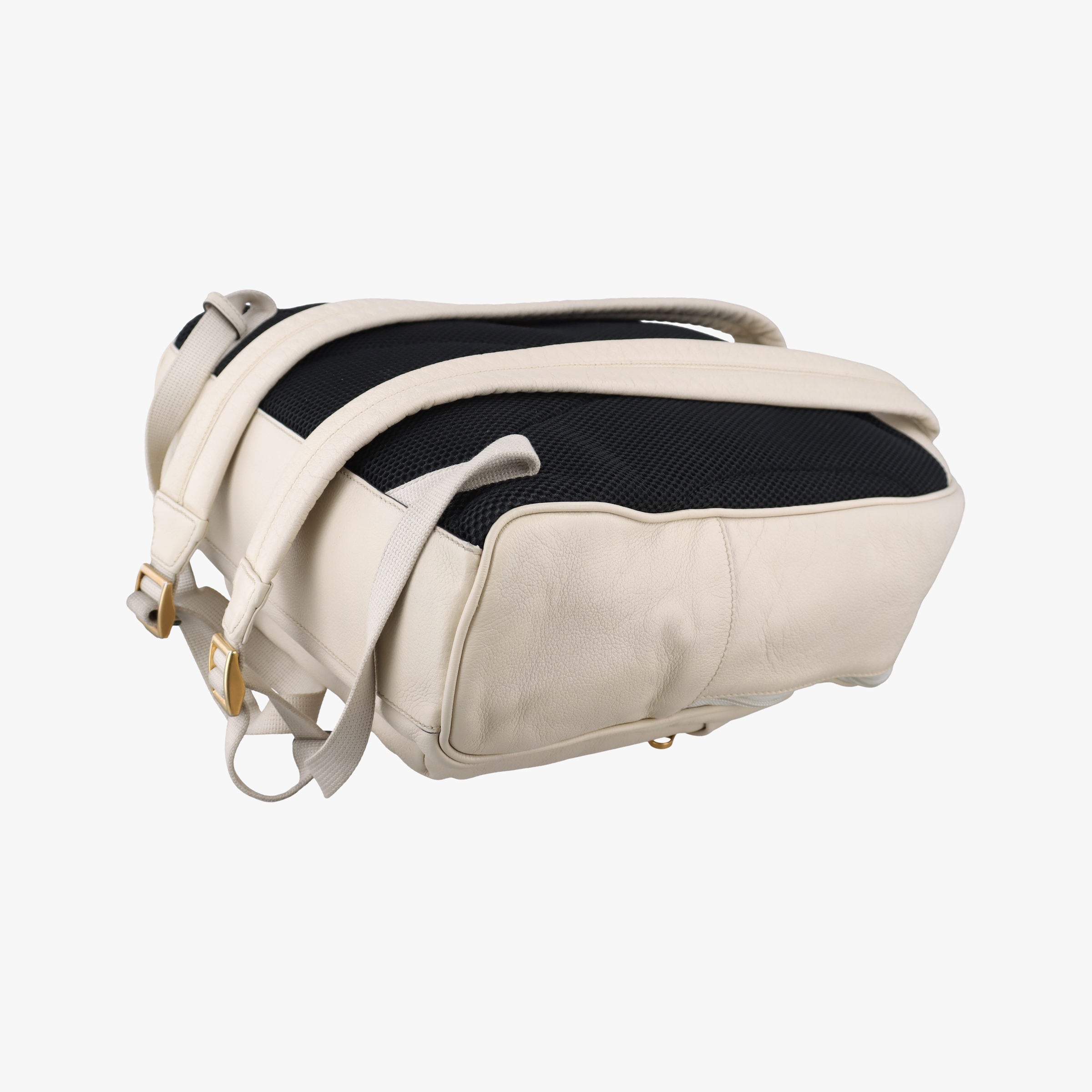 Pre-owned Gucci GUCCI Print White Leather 547834 backpack/rucksack | stylenewstar