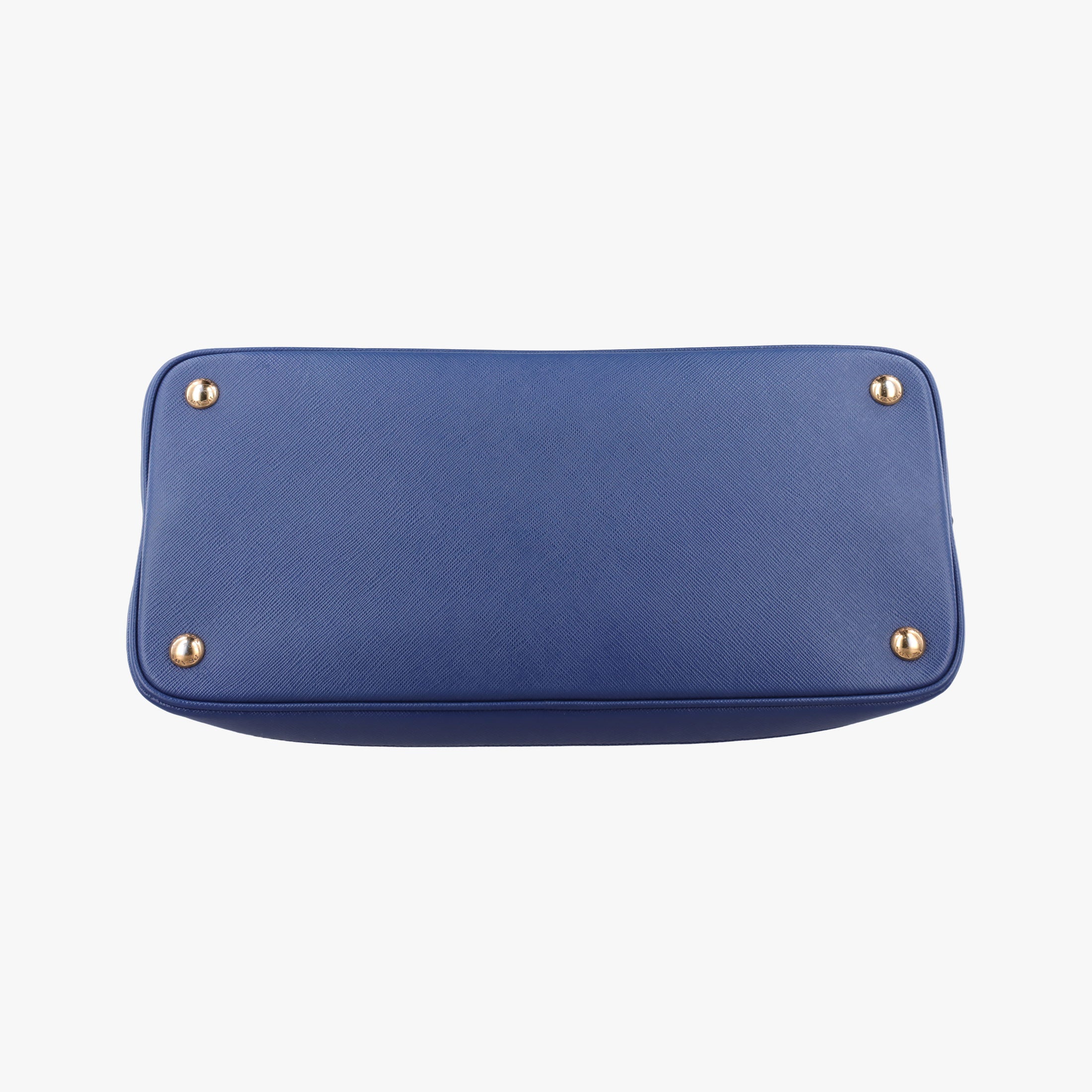 Pre-owned Prada Promenade Blue SAFFIANO Leather BN2558 handbag | stylenewstar