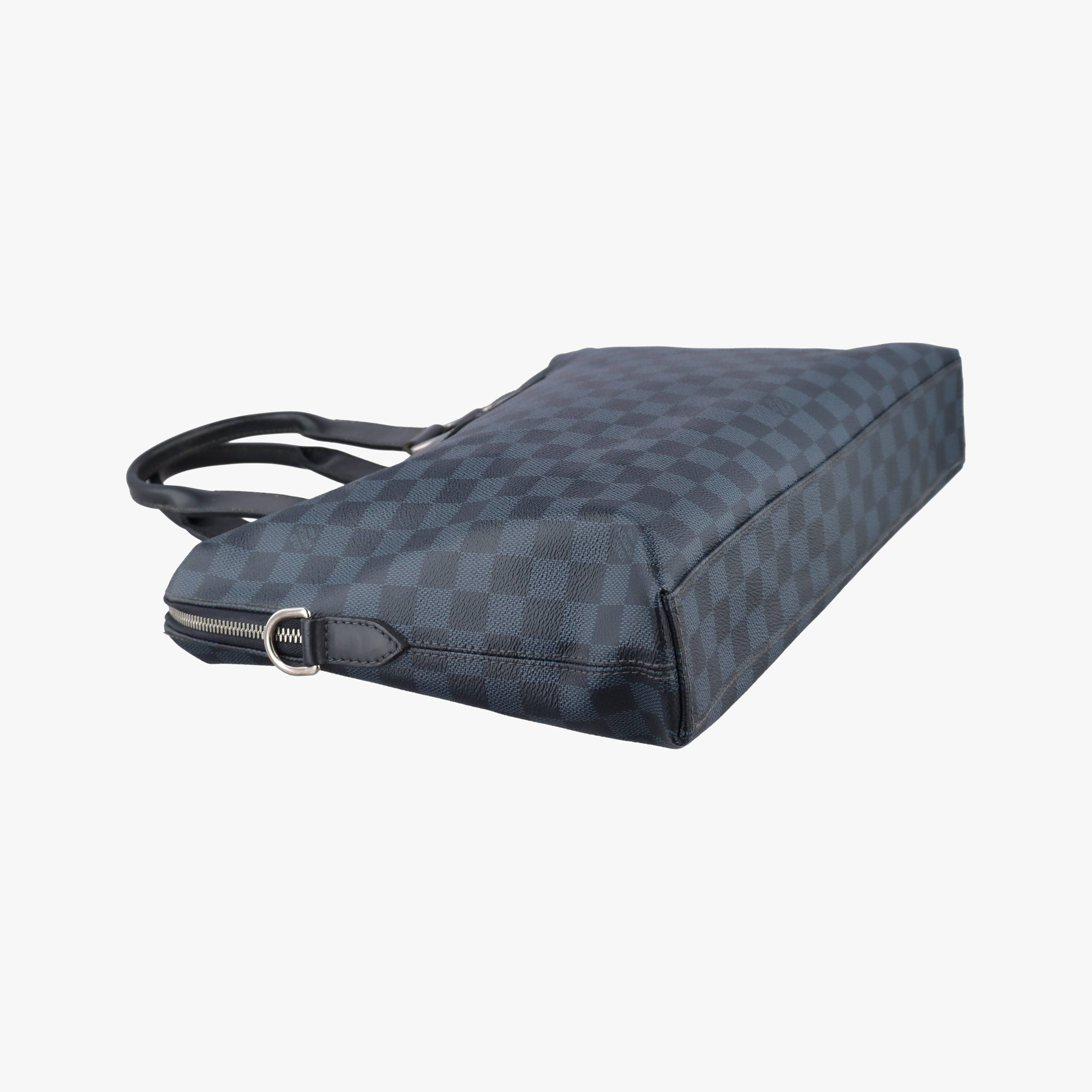 Vintage Louis Vuitton Porte-Documents Jour Black×Navy Damier Cobalt N42241 handbag | stylenewstar