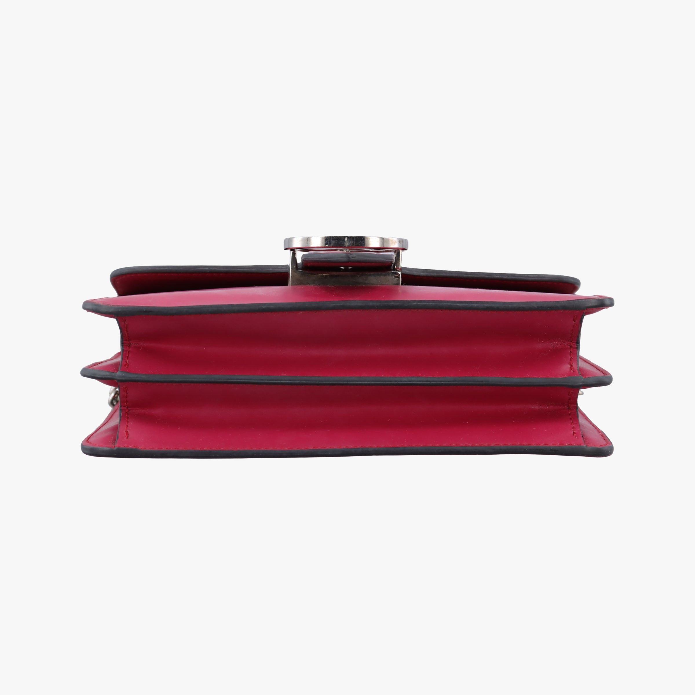 Pre-owned Gucci Interlocking G Rose Patent 387609 shoulderbag | stylenewstar