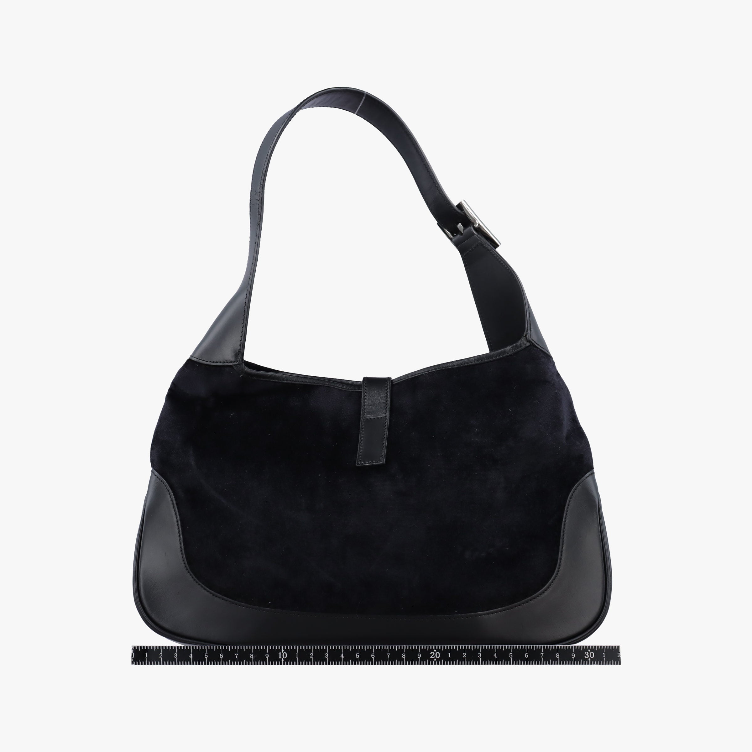 Vintage Gucci Jackie Black velour×leather 001.33 shoulderbag | stylenewstar