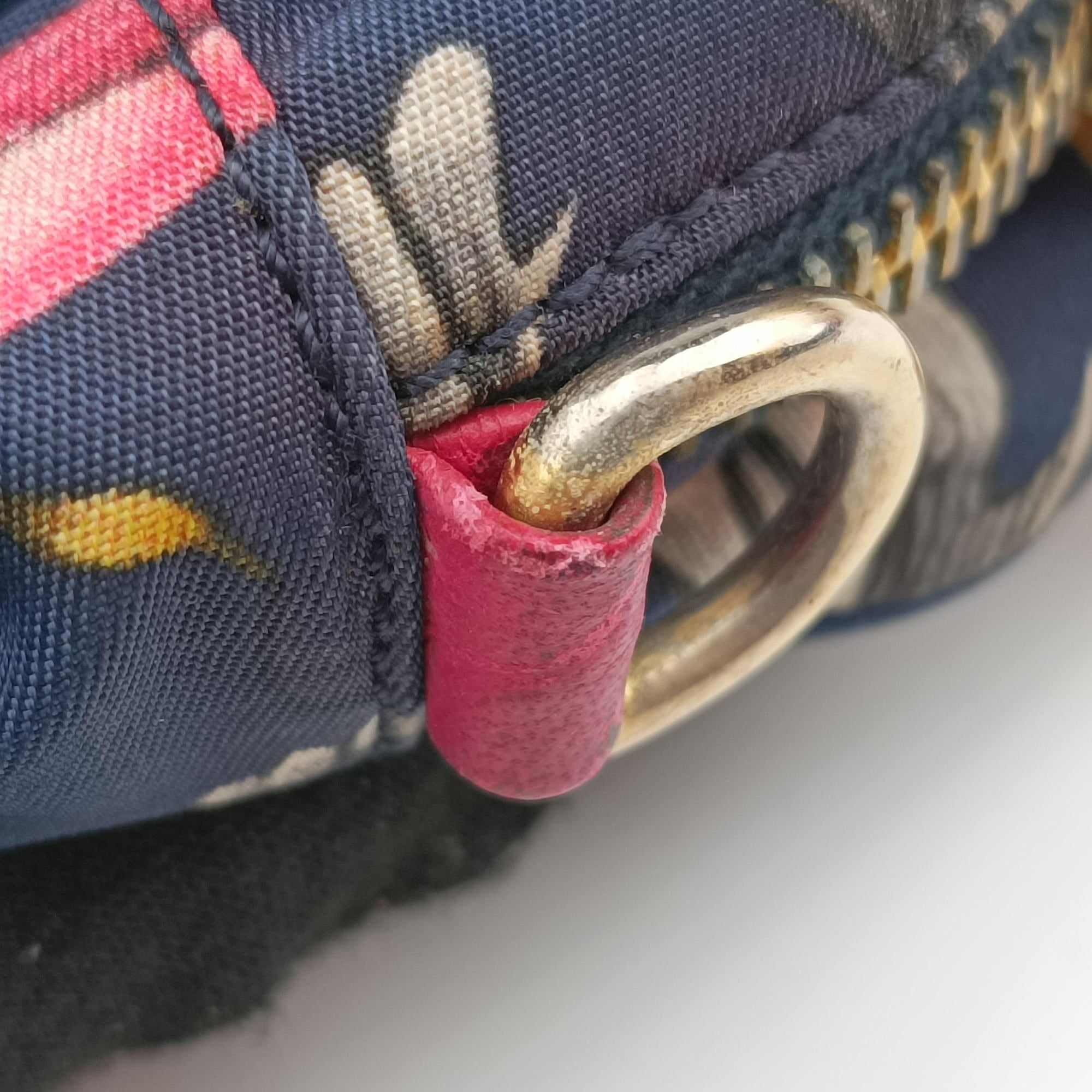 Pre-owned Prada Tessuto Fiocco Multicolour Nylon×Leather 1NF005 shoulderbag | stylenewstar