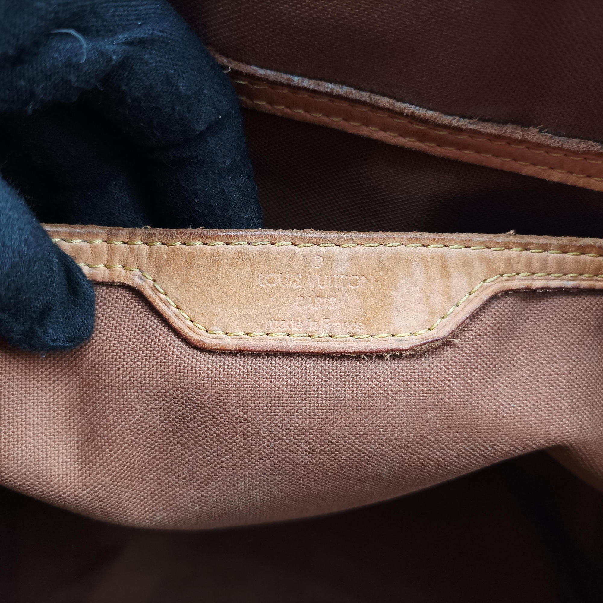 Pre-owned Louis Vuitton PALERMO GM brown Monogram Canvas M40146 shoulderbag | stylenewstar