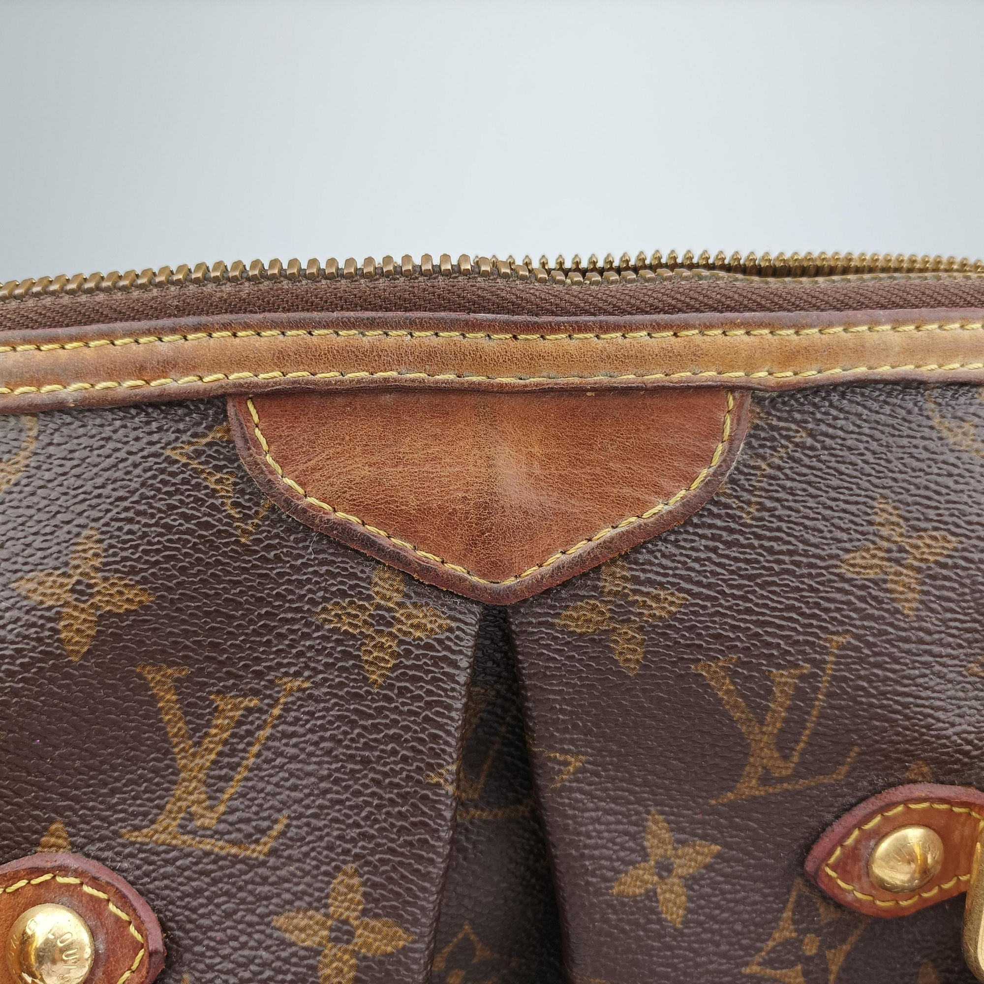 Pre-owned Louis Vuitton PALERMO GM brown Monogram Canvas M40146 shoulderbag | stylenewstar