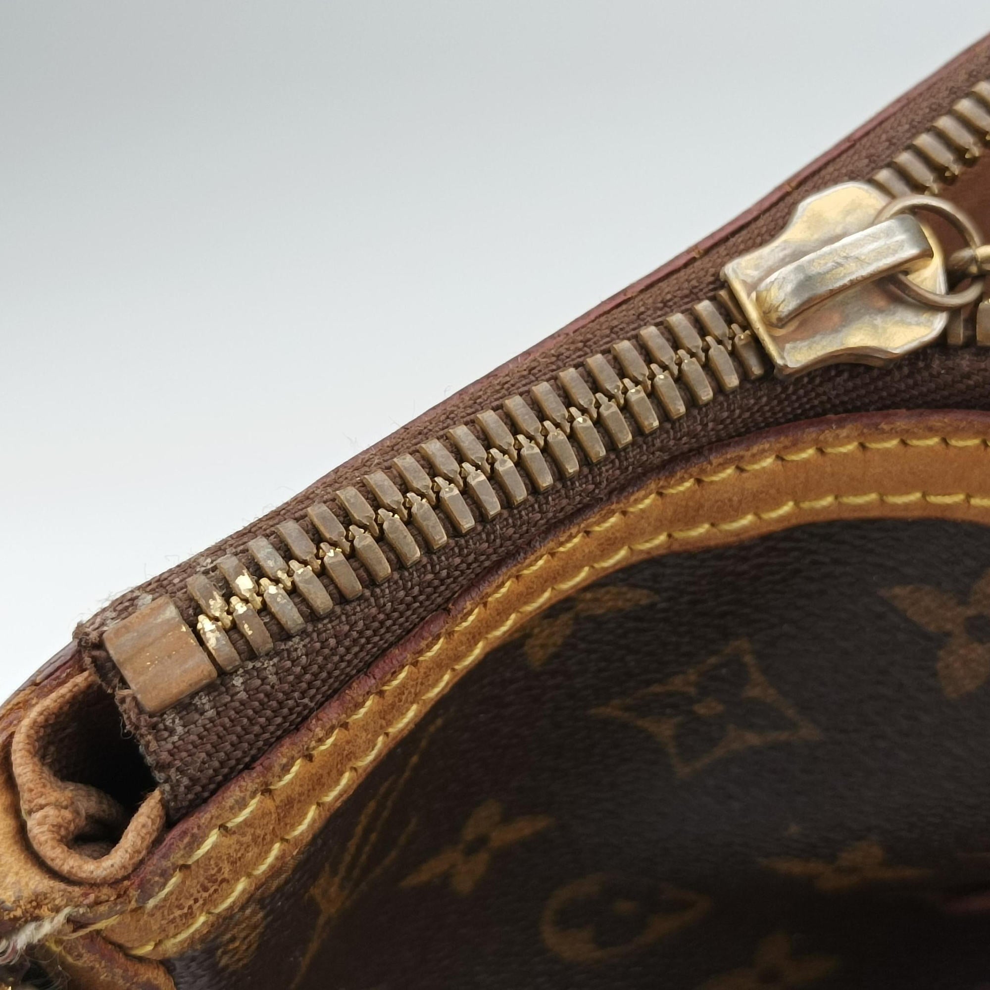 Pre-owned Louis Vuitton PALERMO GM brown Monogram Canvas M40146 shoulderbag | stylenewstar