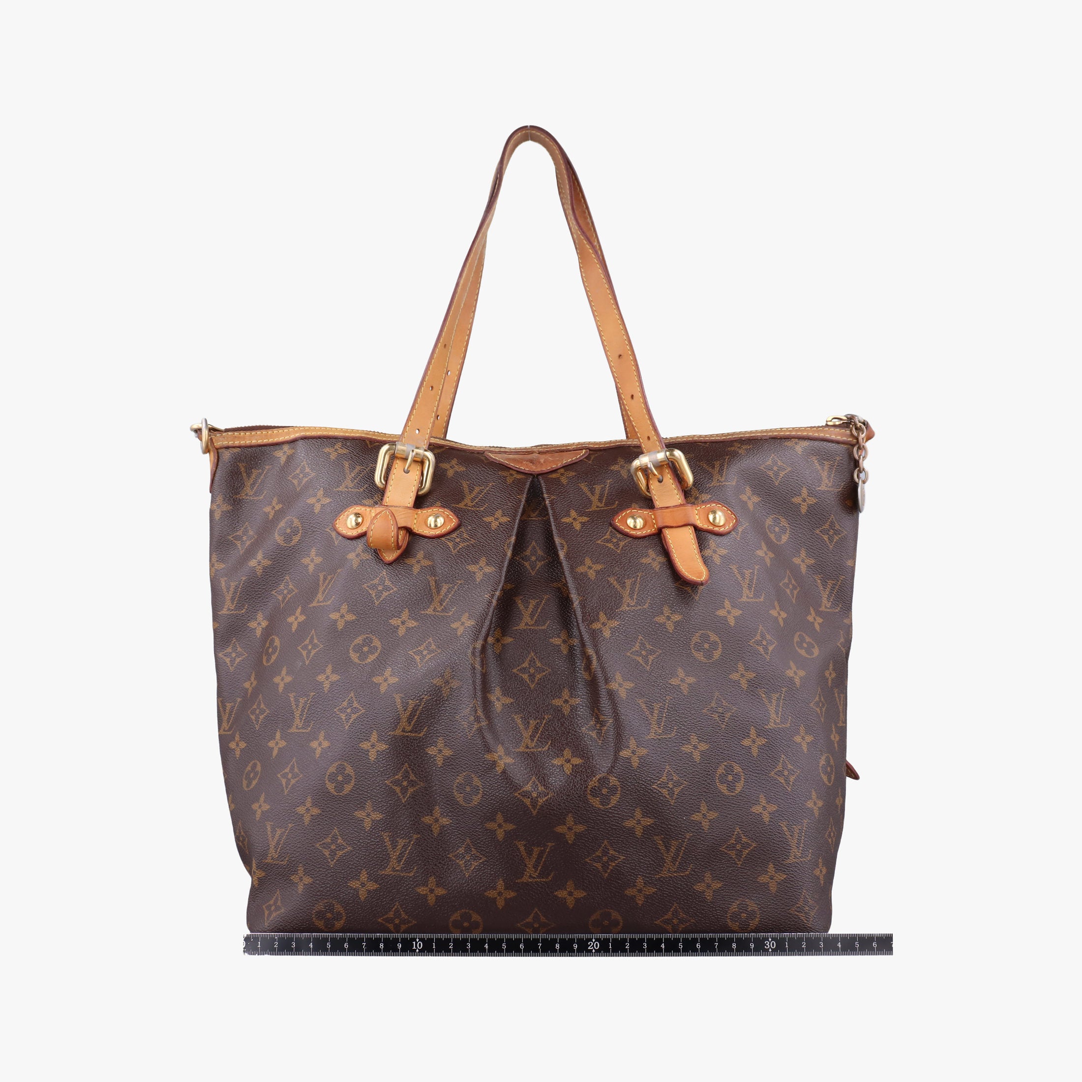 Pre-owned Louis Vuitton PALERMO GM brown Monogram Canvas M40146 shoulderbag | stylenewstar