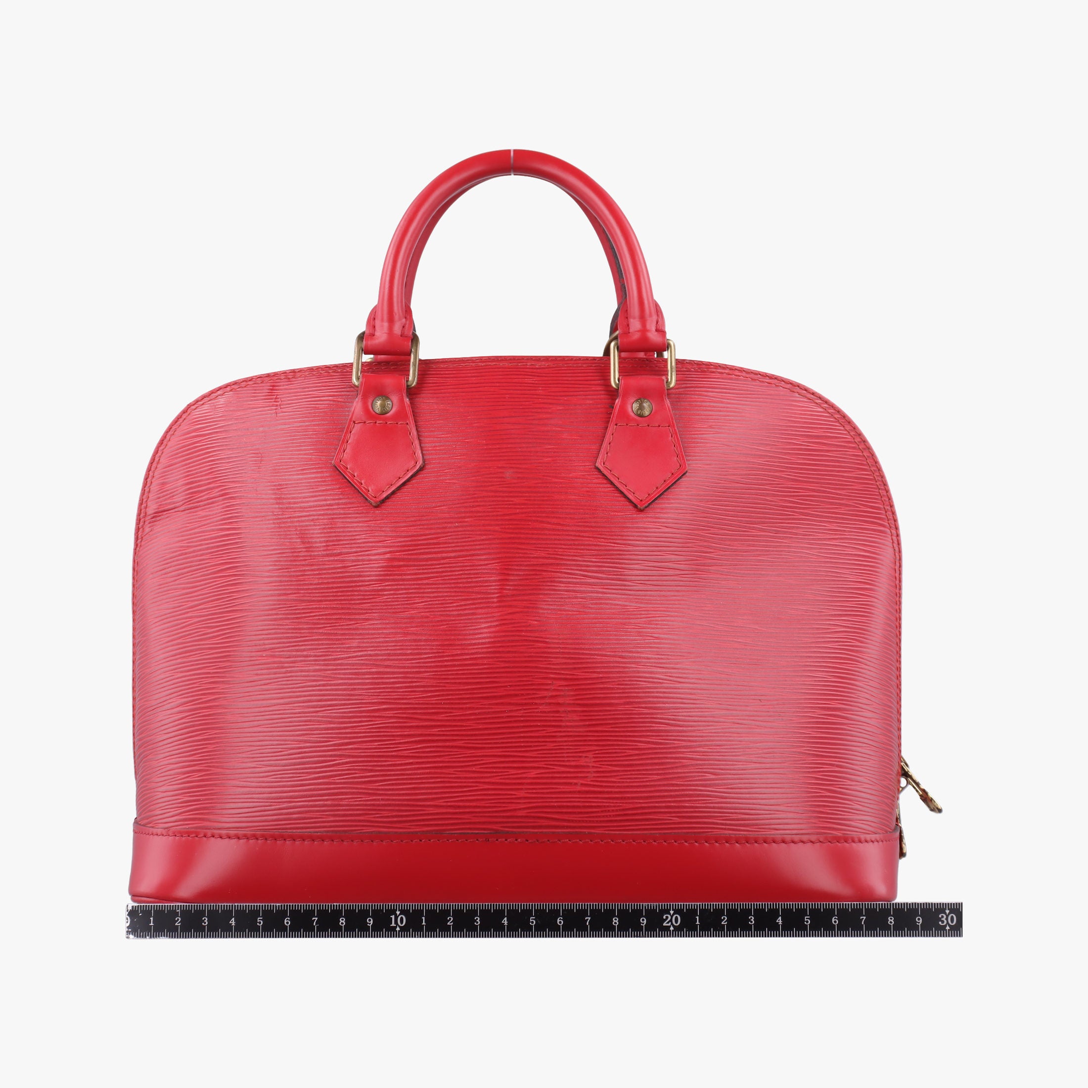 Pre-owned Louis Vuitton ALMA PM CARMIN Epi M4058E handbag | stylenewstar
