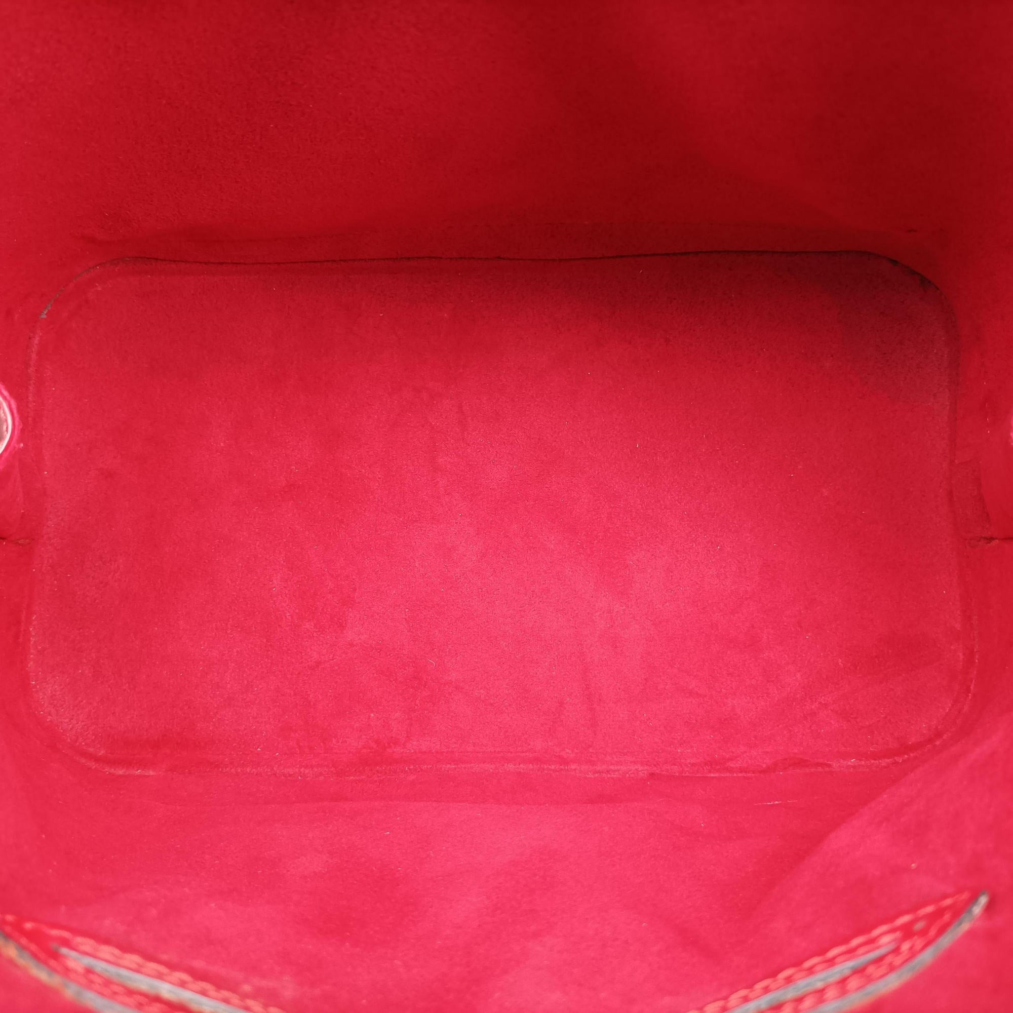 Pre-owned Louis Vuitton ALMA PM CARMIN Epi M4058E handbag | stylenewstar