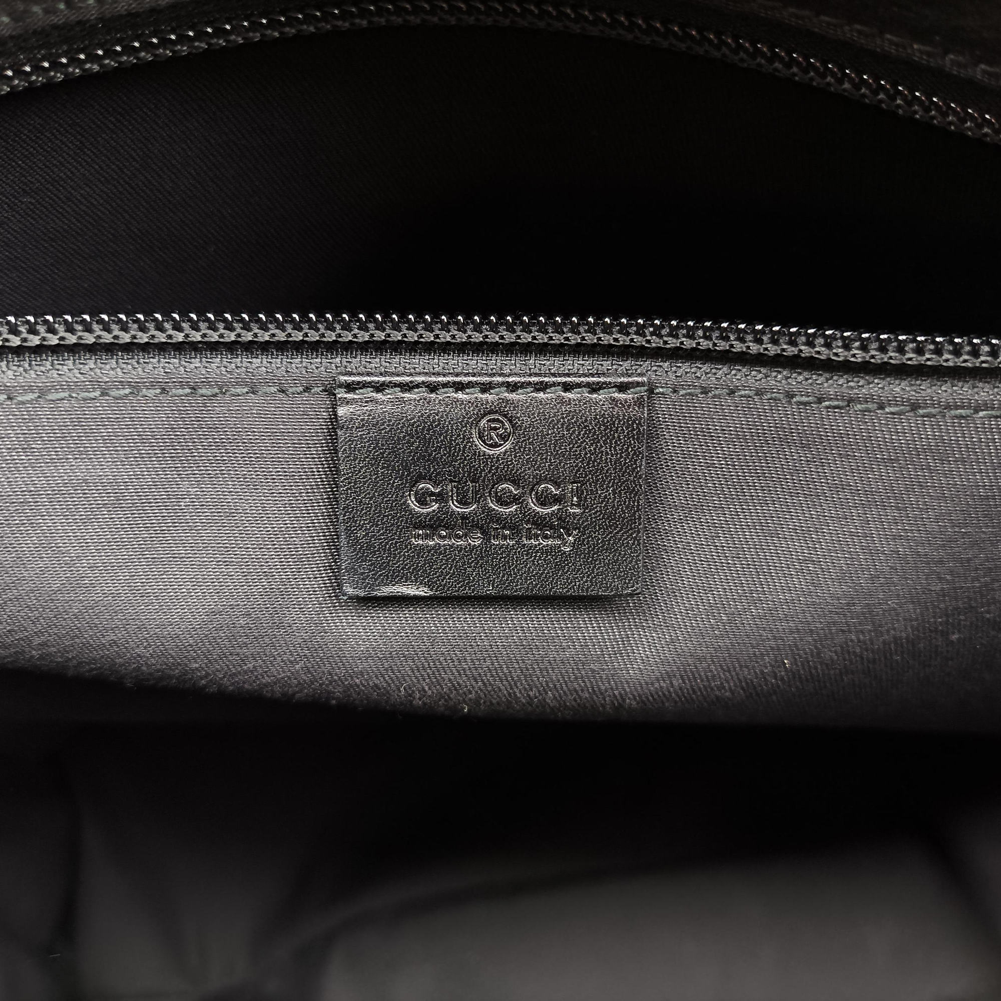 Vintage Gucci Diamante Black Leather 223668 handbag | stylenewstar
