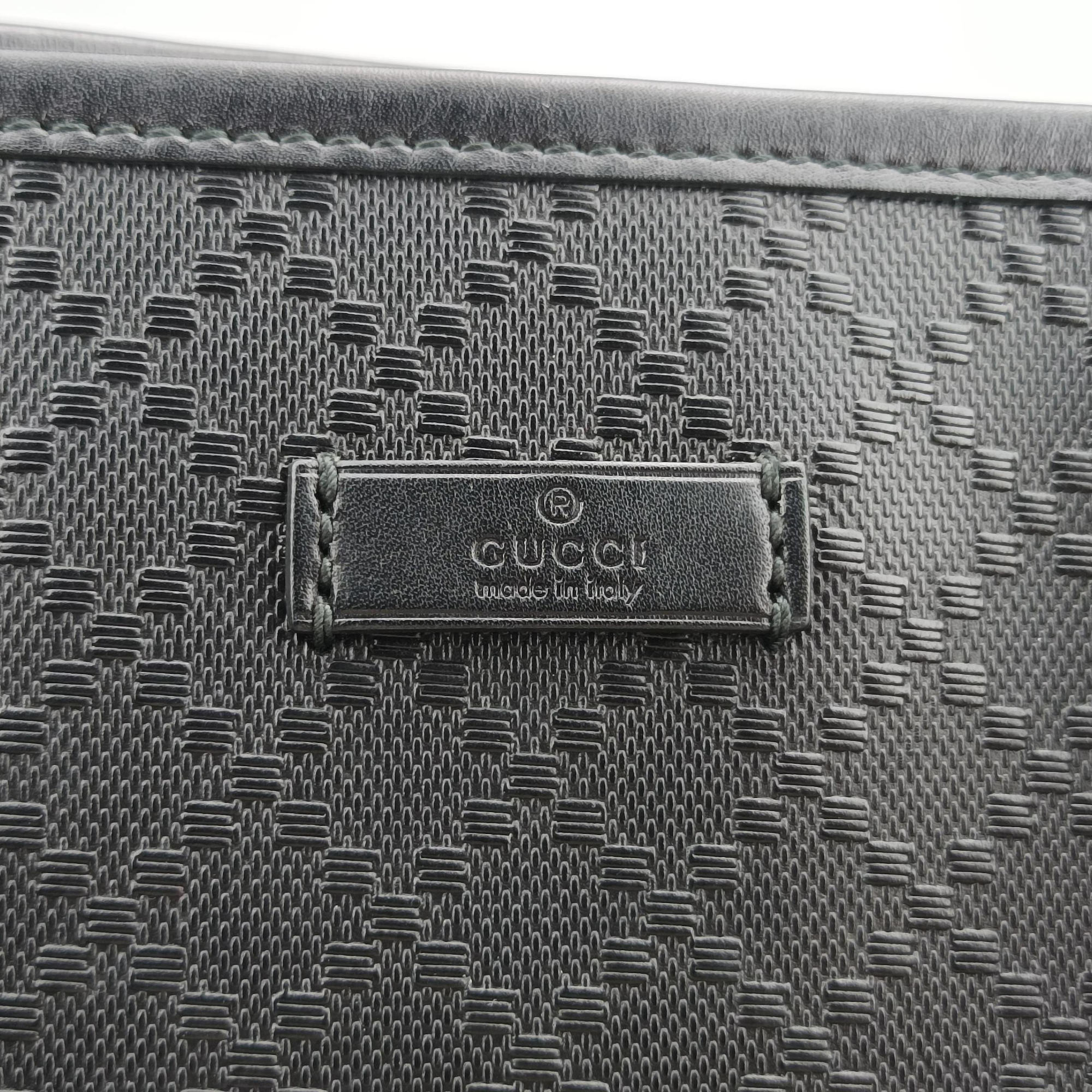 Vintage Gucci Diamante Black Leather 223668 handbag | stylenewstar