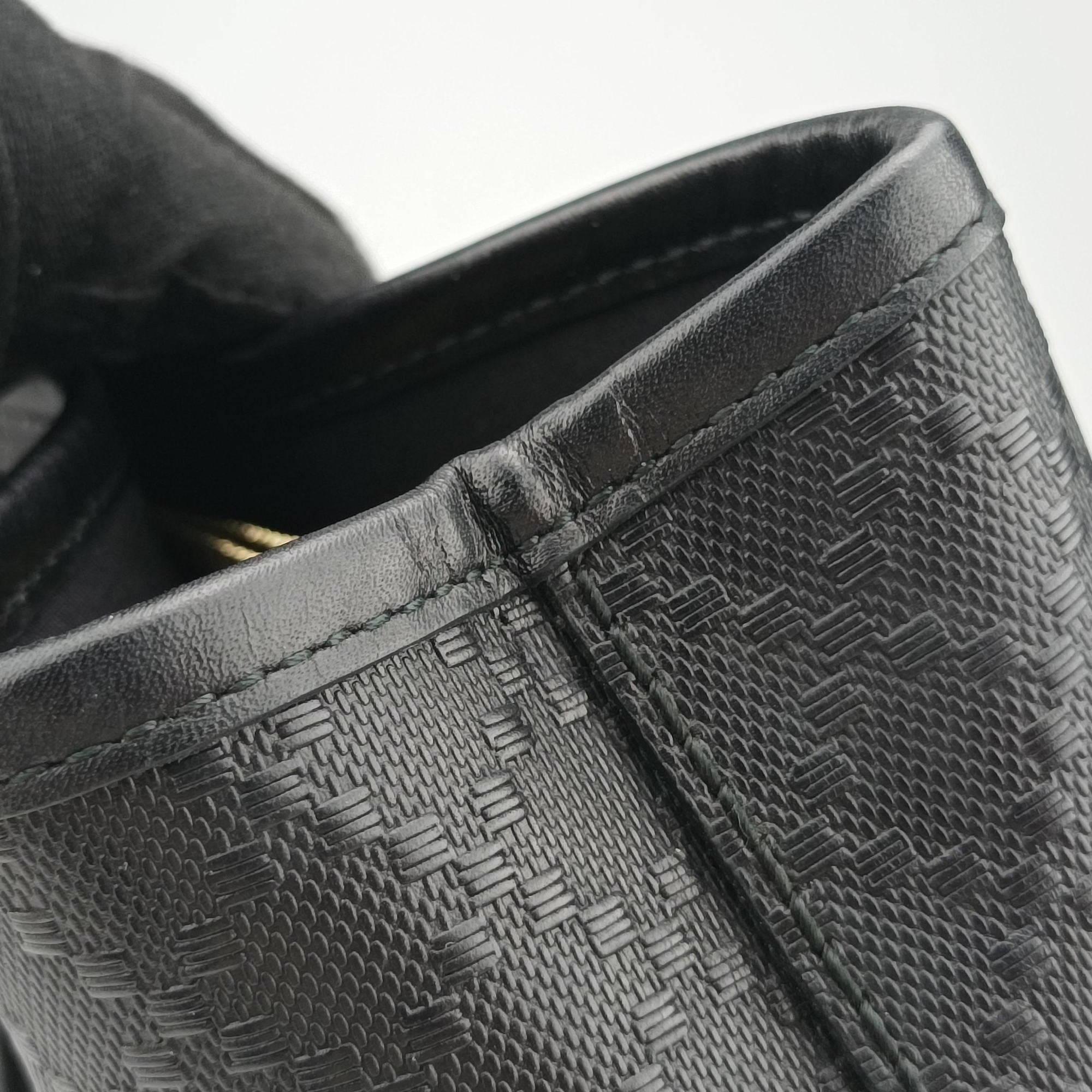 Vintage Gucci Diamante Black Leather 223668 handbag | stylenewstar