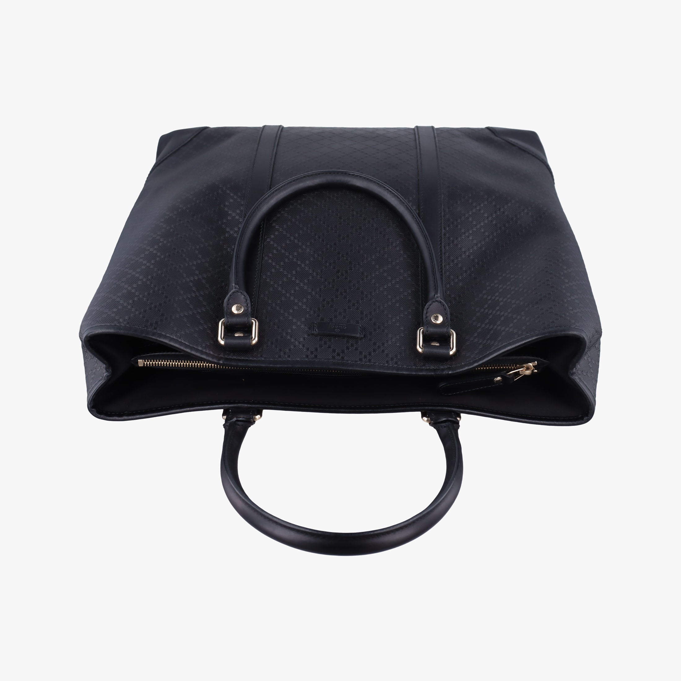 Vintage Gucci Diamante Black Leather 223668 handbag | stylenewstar