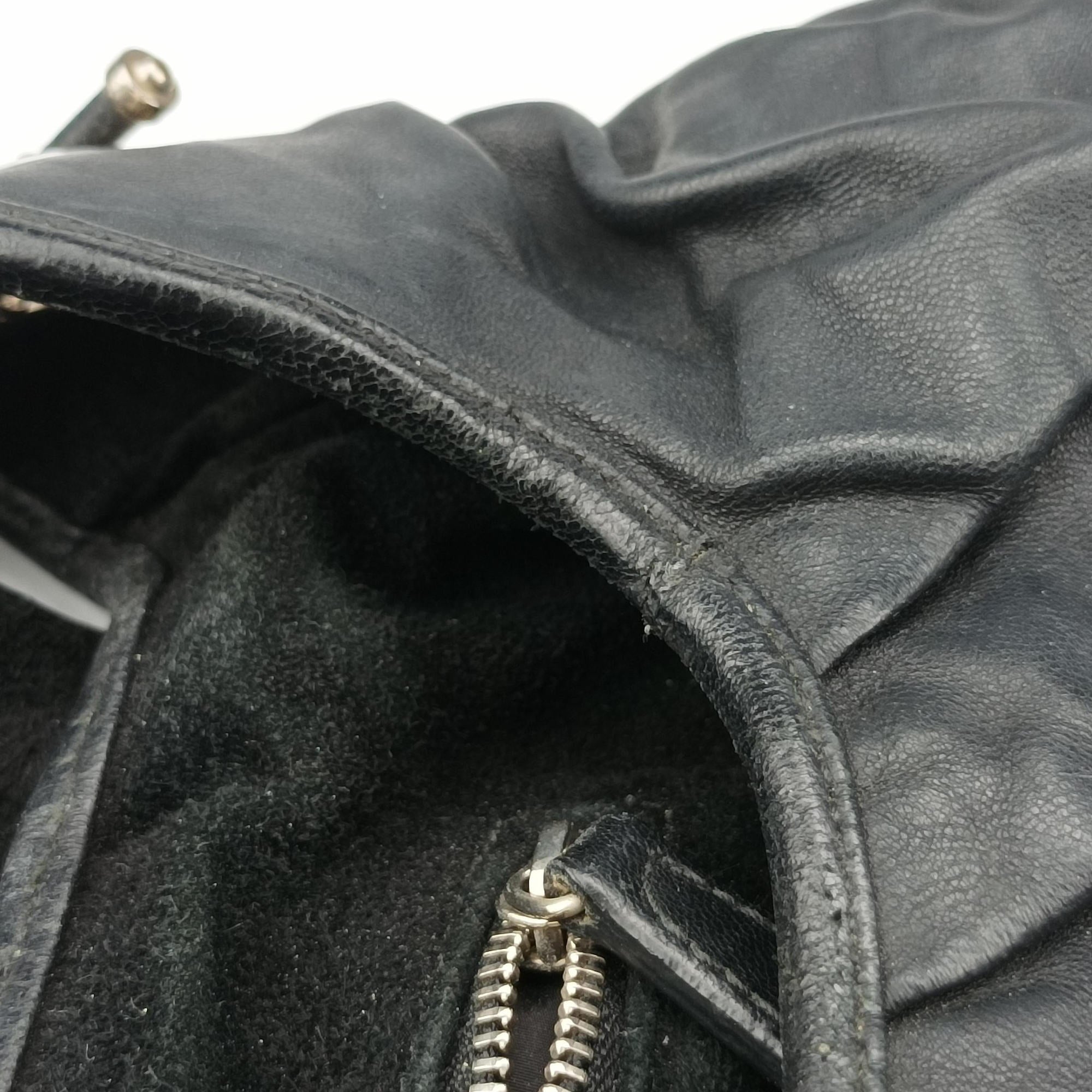 Secondhand Christian Dior Jazz Club Black leather  handbag | stylenewstar