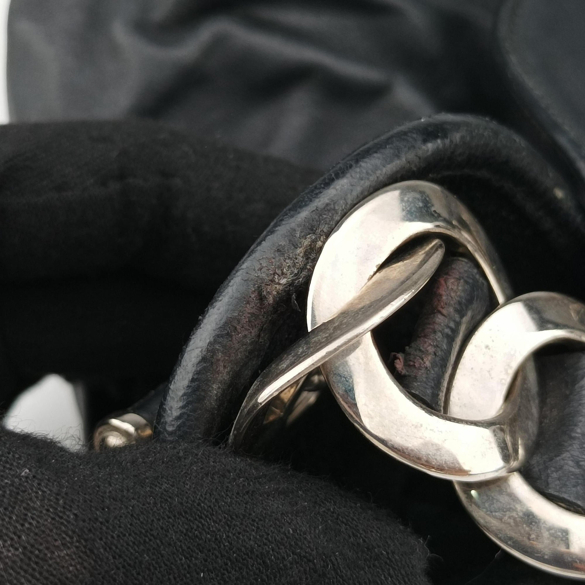 Secondhand Christian Dior Jazz Club Black leather  handbag | stylenewstar