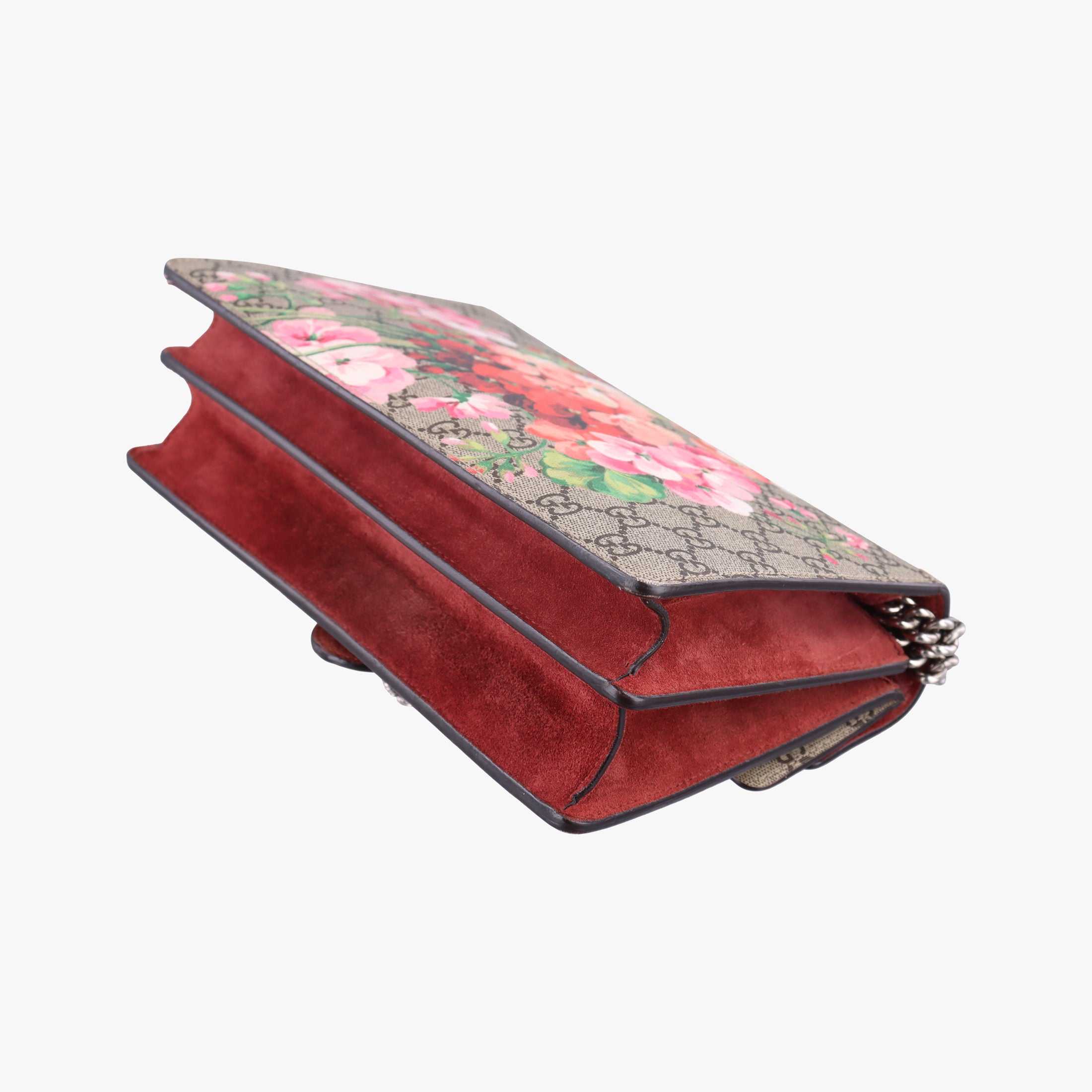 Secondhand Gucci Dionysus beige×red×multicolor PVC coated canvas × suede 400249 shoulderbag | stylenewstar