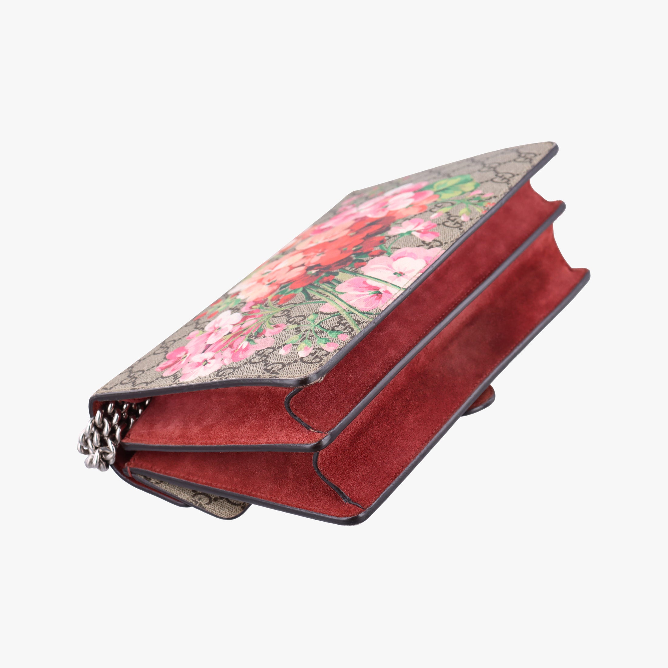 Secondhand Gucci Dionysus beige×red×multicolor PVC coated canvas × suede 400249 shoulderbag | stylenewstar