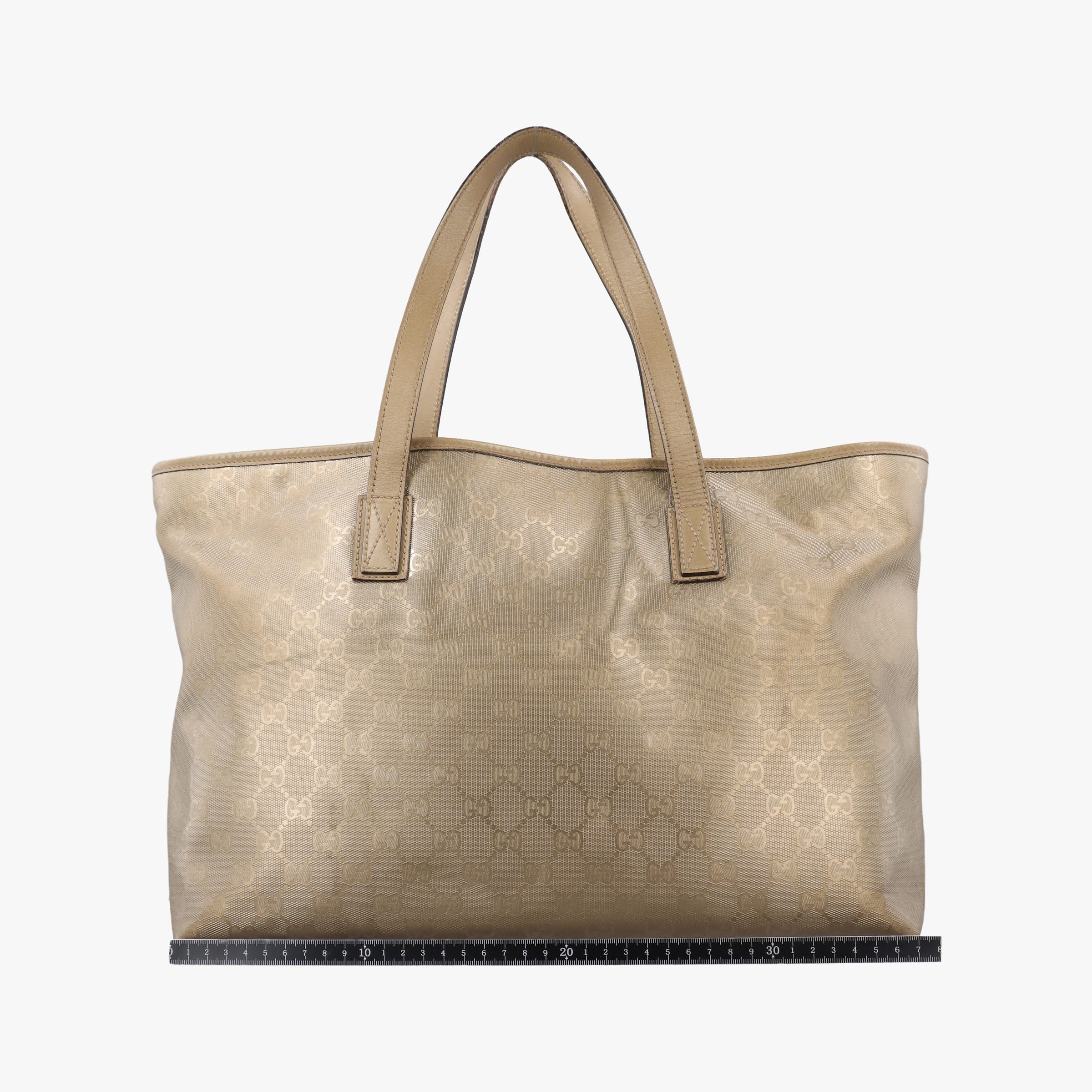 Pre-owned Gucci GG Imprime Golden PVC coated canvas×Leather 211137 handbag | stylenewstar