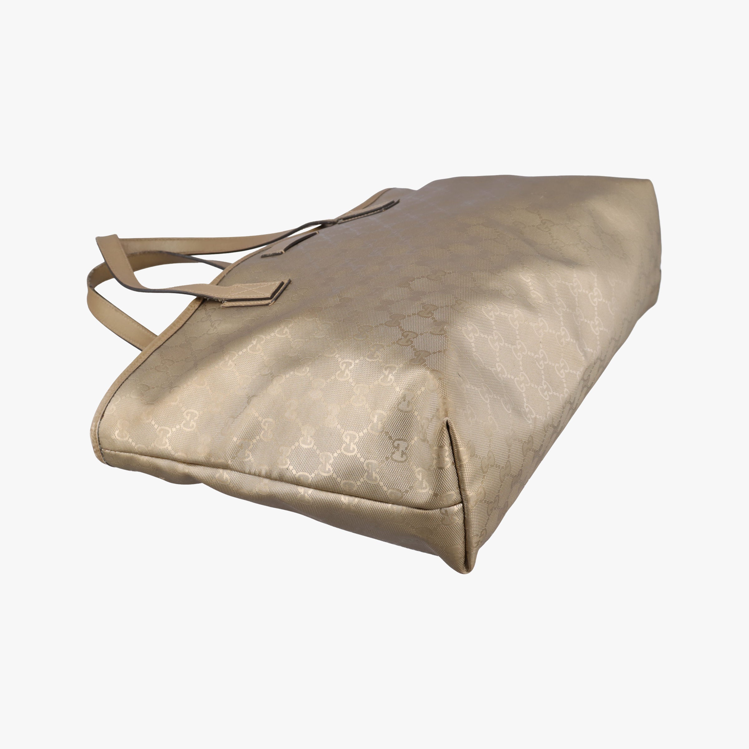 Pre-owned Gucci GG Imprime Golden PVC coated canvas×Leather 211137 handbag | stylenewstar