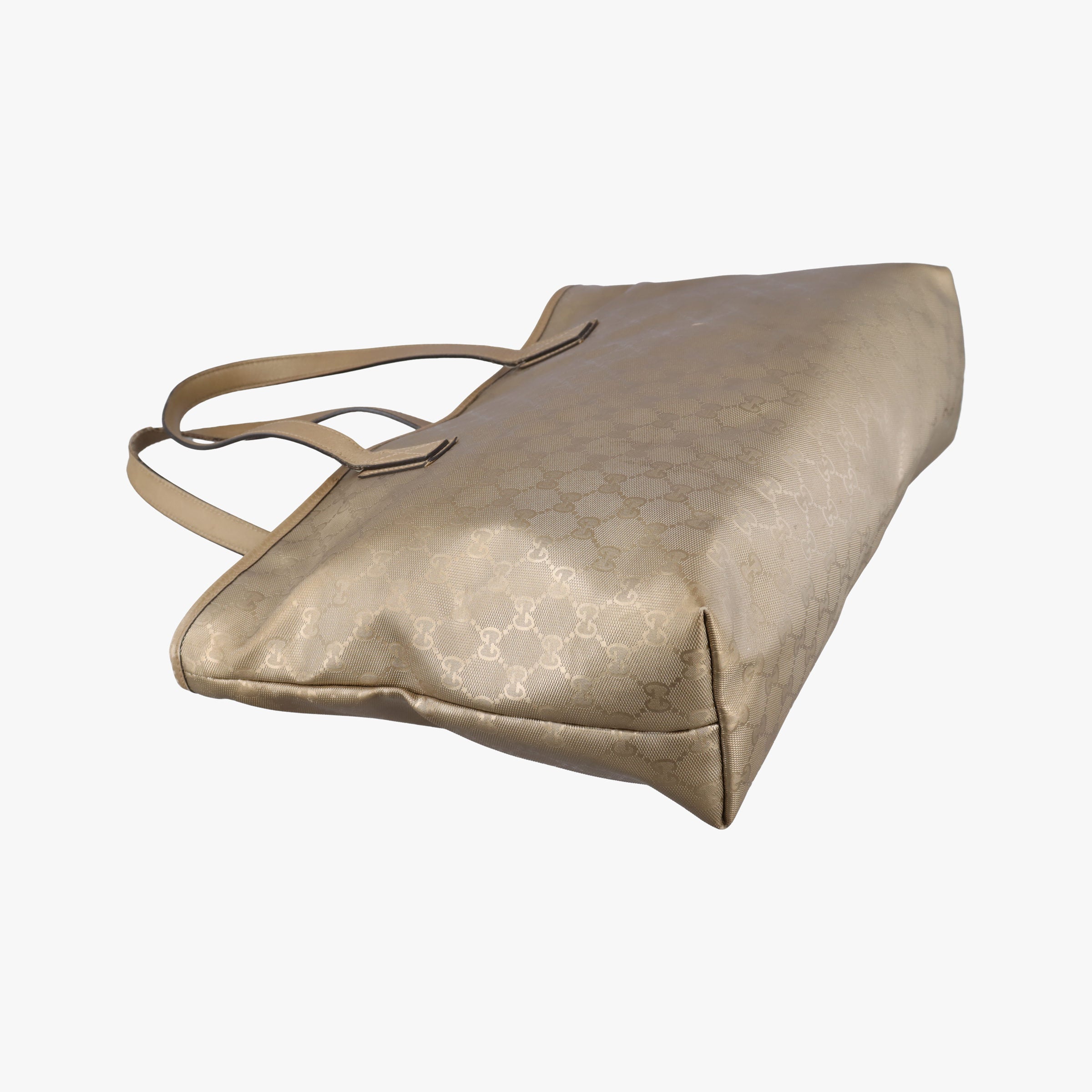 Pre-owned Gucci GG Imprime Golden PVC coated canvas×Leather 211137 handbag | stylenewstar