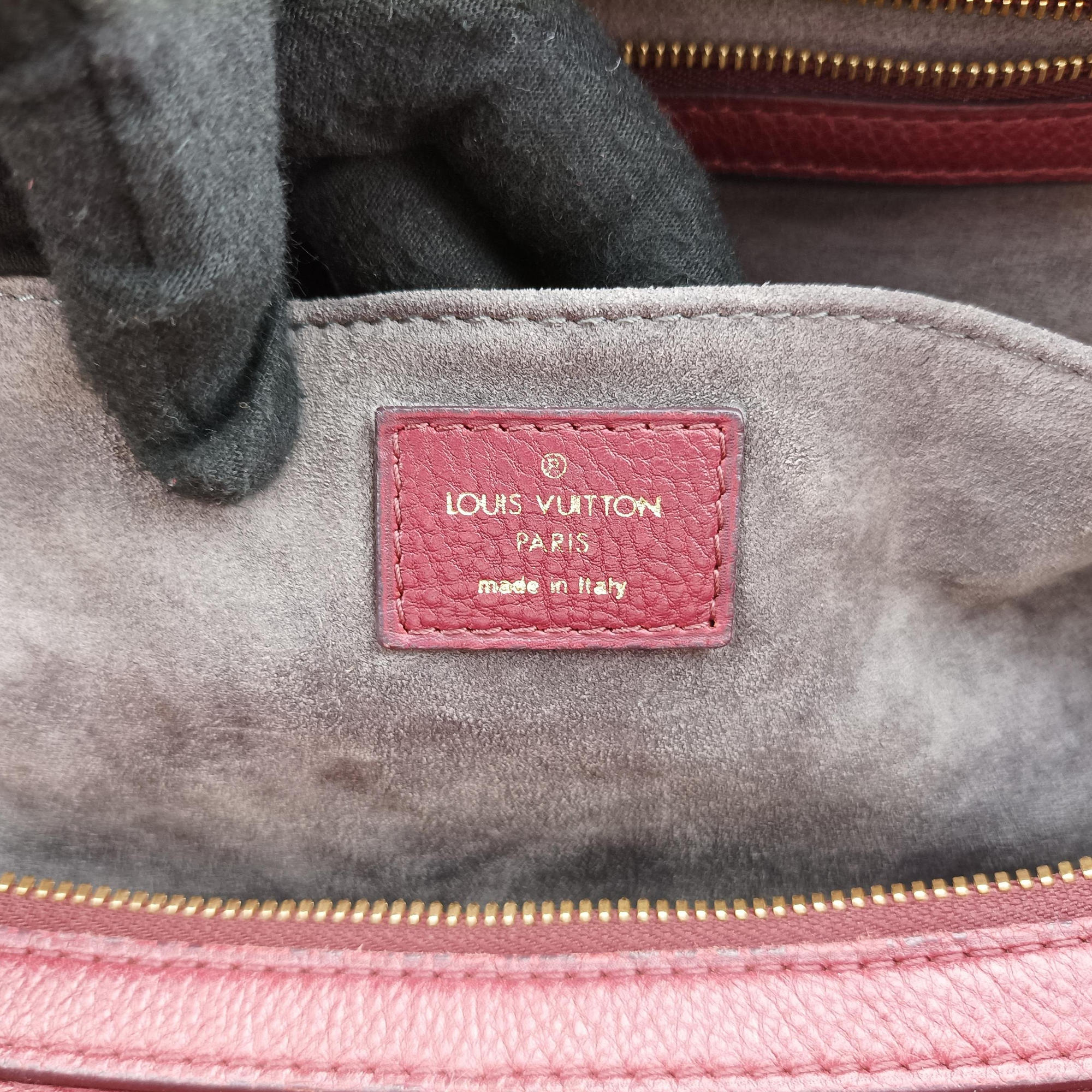 Pre-owned Louis Vuitton Sofia Coppola SC Bag GM Bordeaux Taurillon leather M95858 bostonbag | stylenewstar