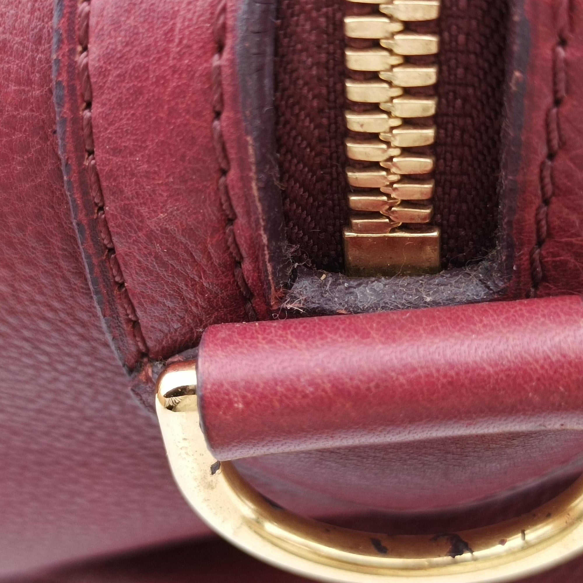 Pre-owned Louis Vuitton Sofia Coppola SC Bag GM Bordeaux Taurillon leather M95858 bostonbag | stylenewstar
