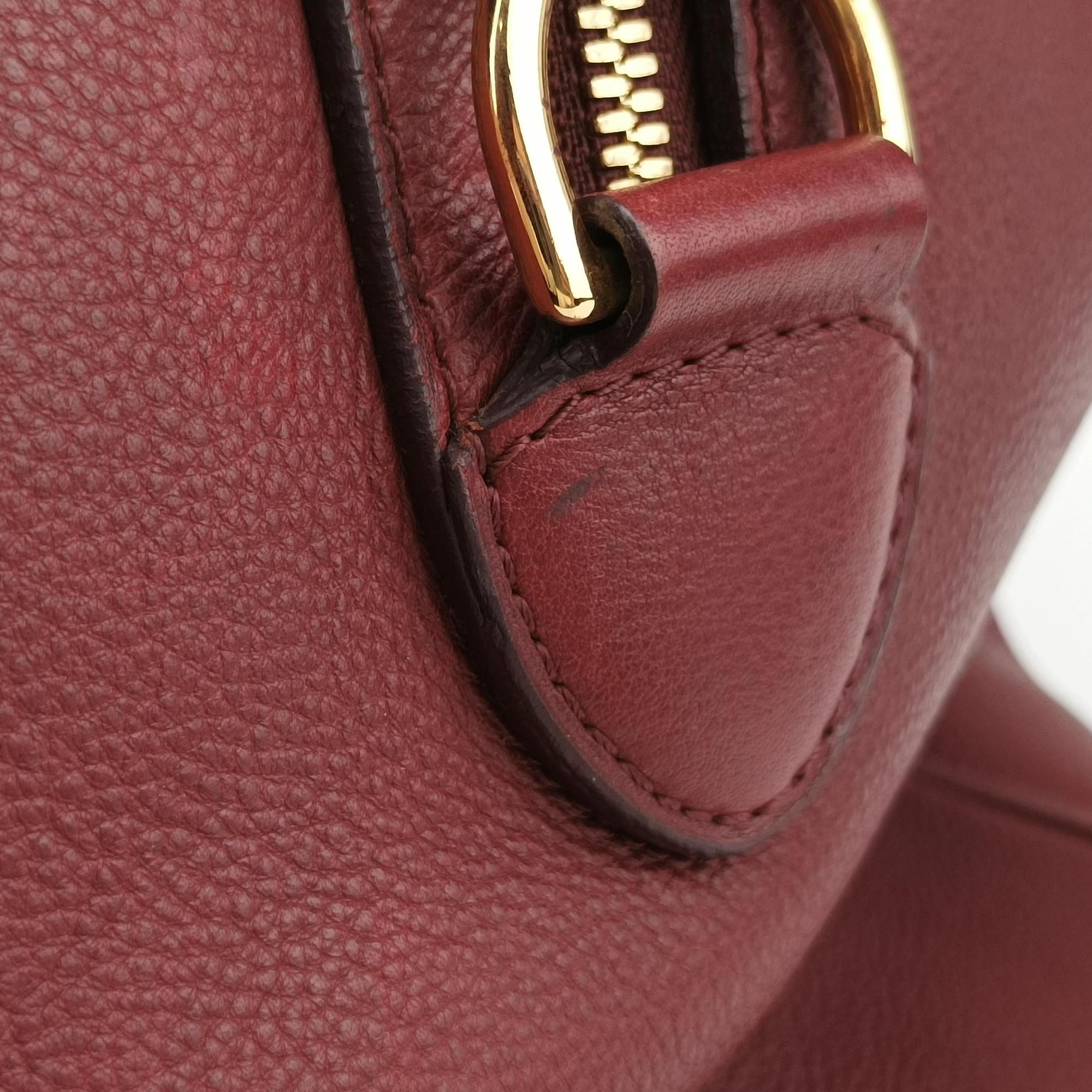Pre-owned Louis Vuitton Sofia Coppola SC Bag GM Bordeaux Taurillon leather M95858 bostonbag | stylenewstar