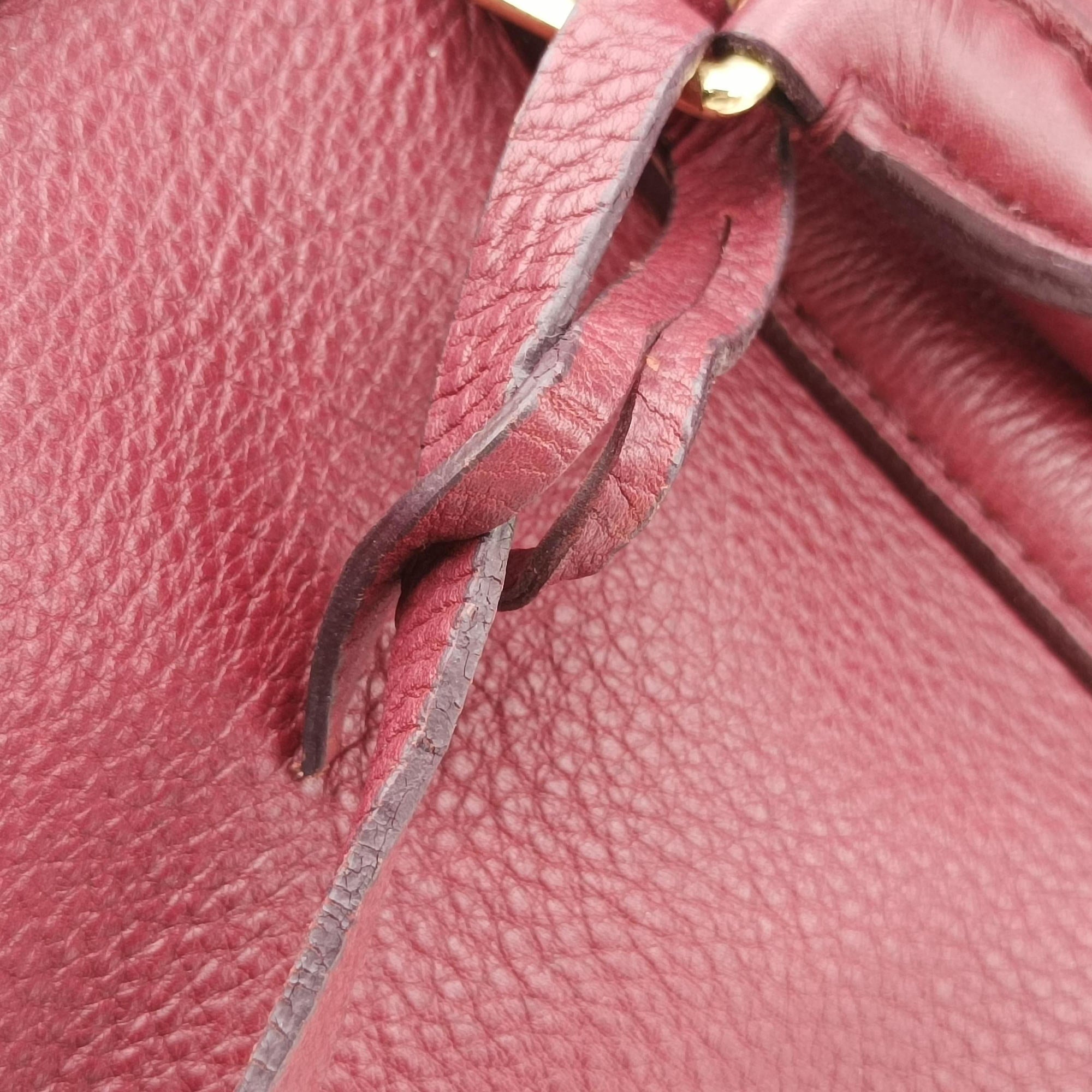 Pre-owned Louis Vuitton Sofia Coppola SC Bag GM Bordeaux Taurillon leather M95858 bostonbag | stylenewstar