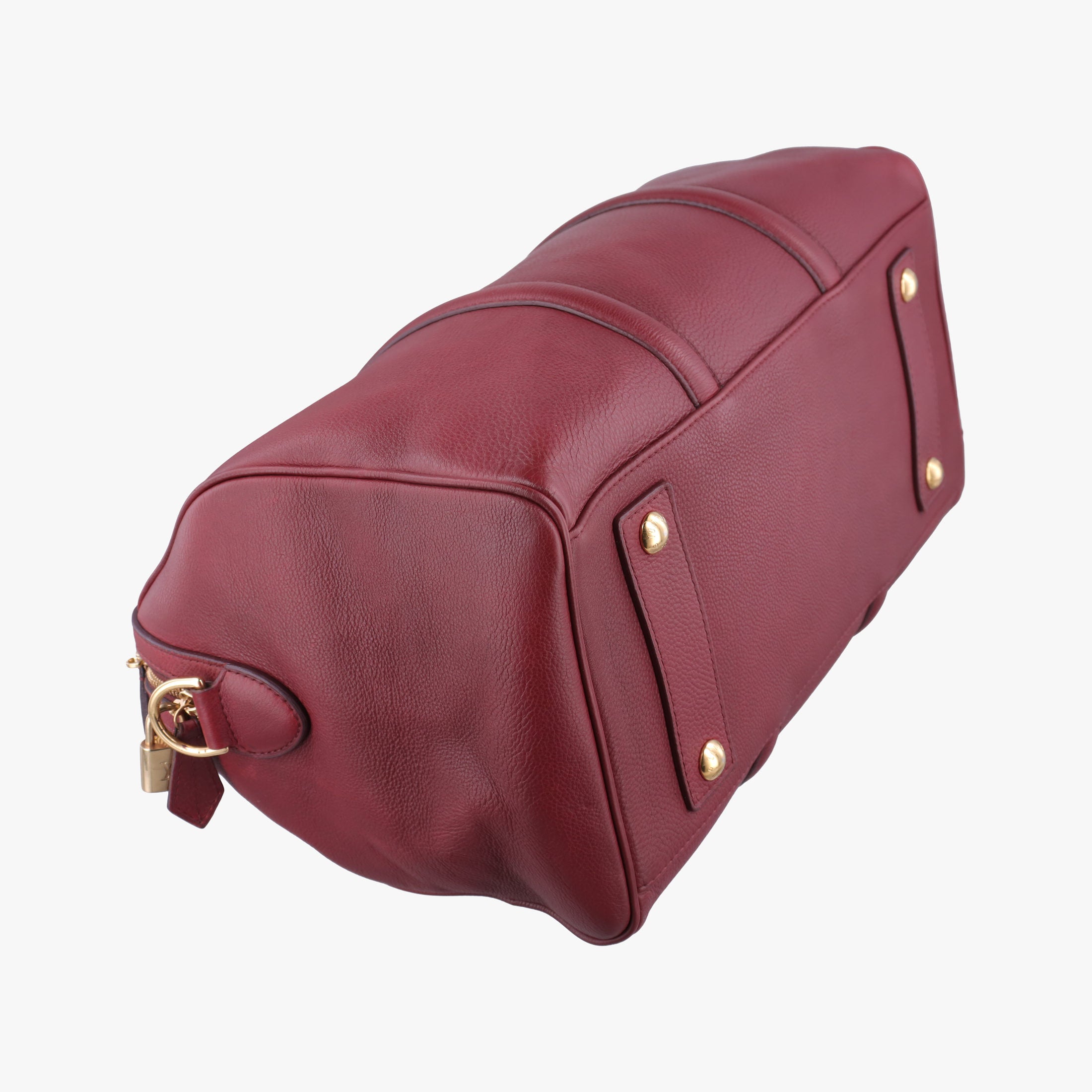 Pre-owned Louis Vuitton Sofia Coppola SC Bag GM Bordeaux Taurillon leather M95858 bostonbag | stylenewstar