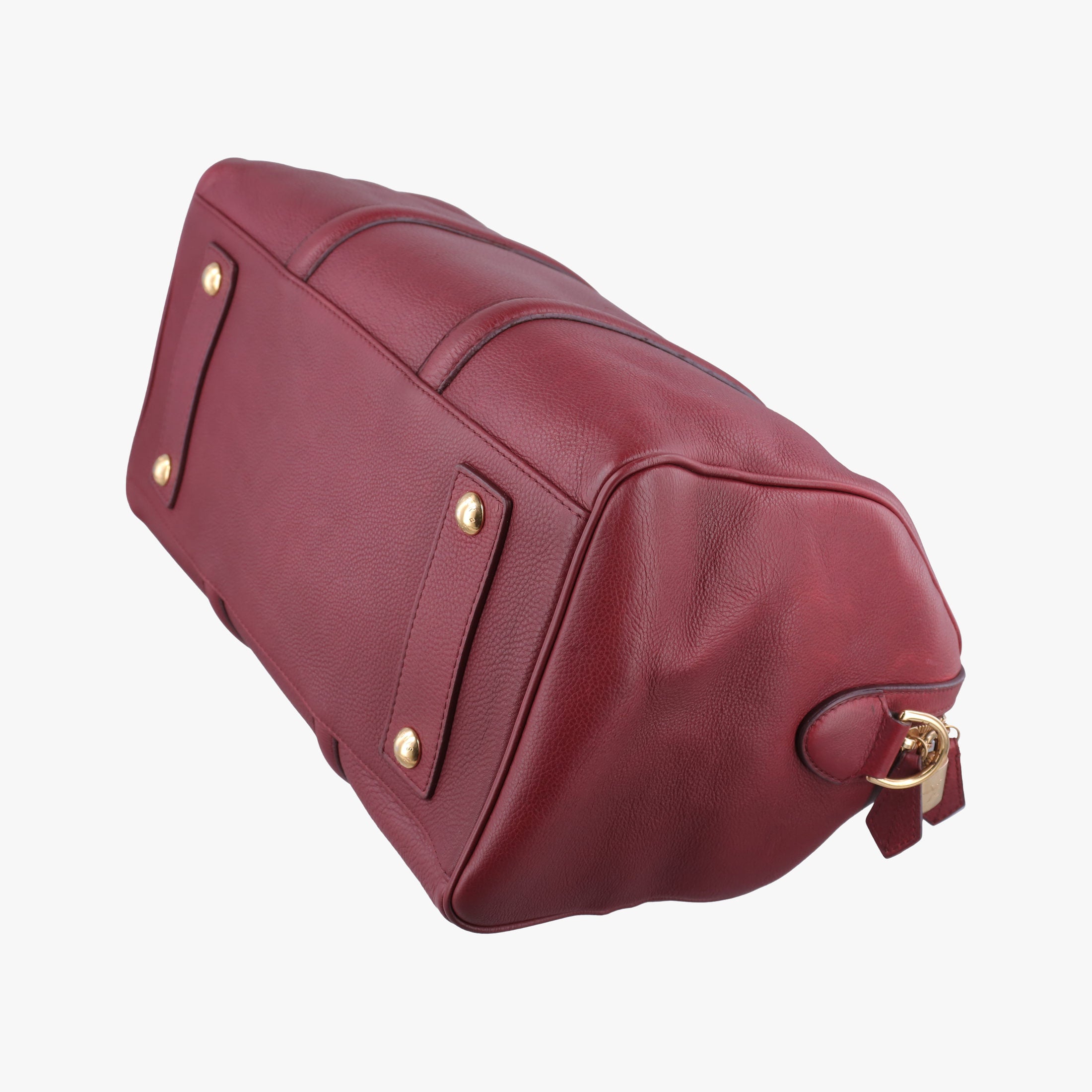 Pre-owned Louis Vuitton Sofia Coppola SC Bag GM Bordeaux Taurillon leather M95858 bostonbag | stylenewstar