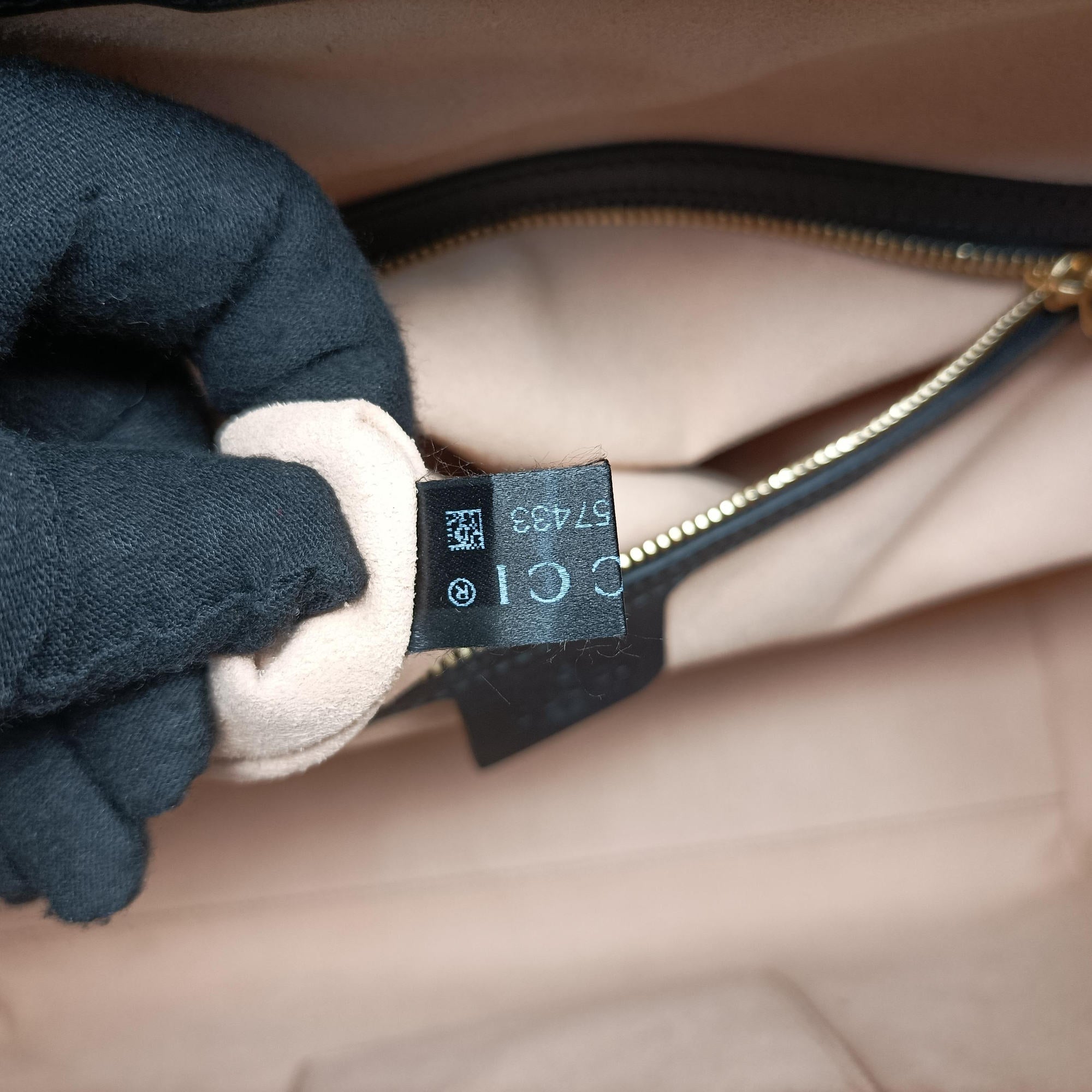 Pre-owned Gucci Ophidia Black×Green×Red Suede×leather 524537 shoulderbag | stylenewstar