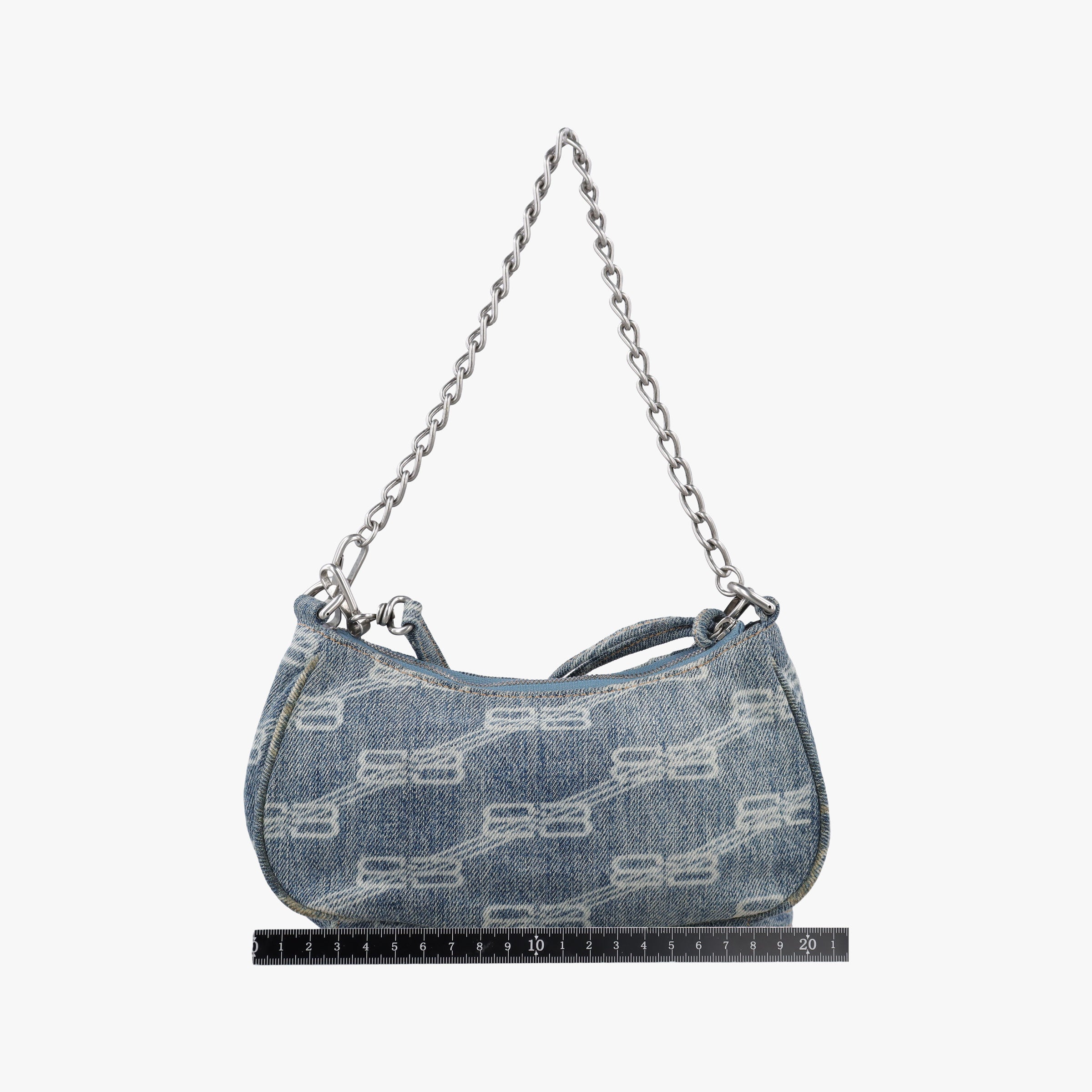 Vintage Balenciaga Le Cagole mini Blue denim  shoulderbag | stylenewstar