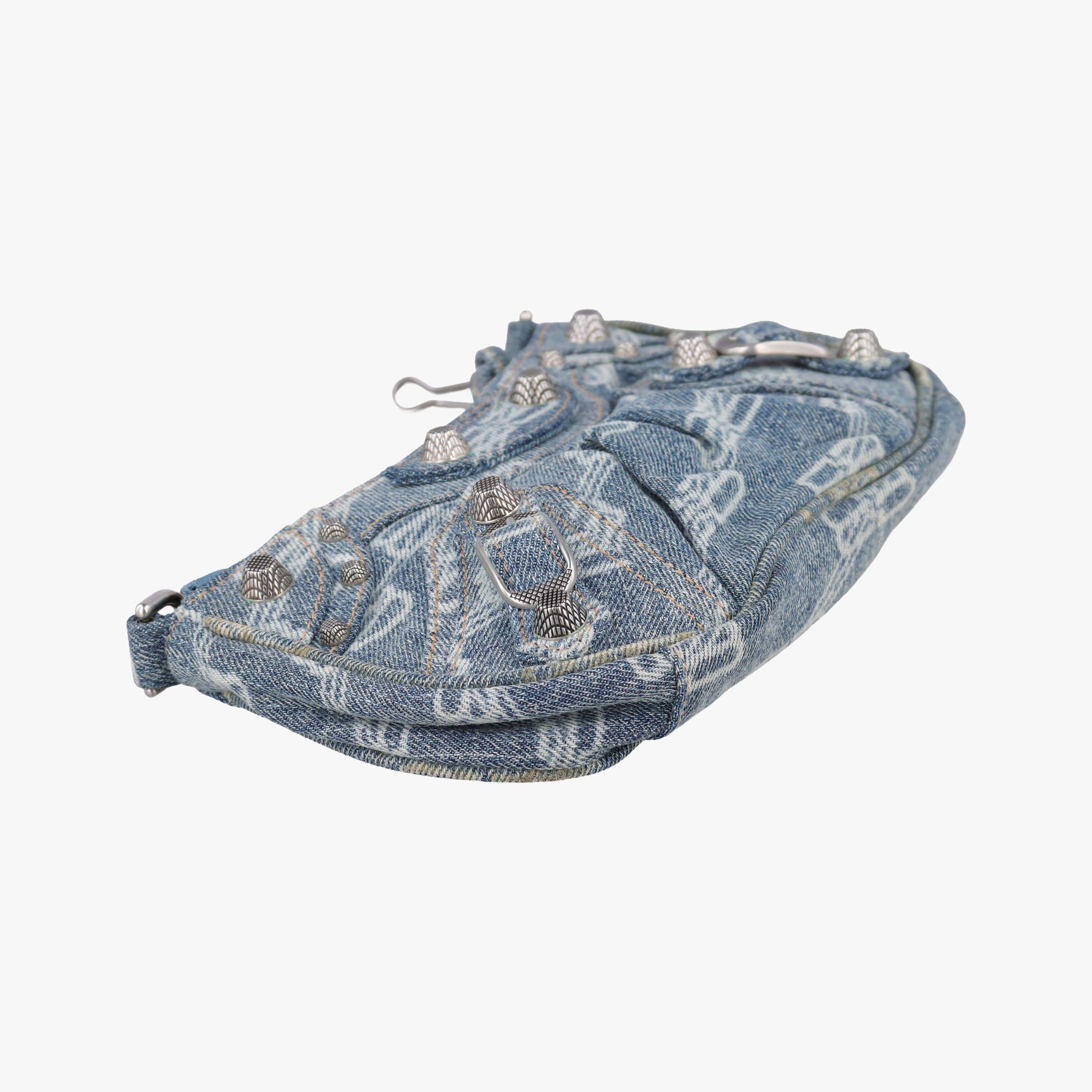 Vintage Balenciaga Le Cagole mini Blue denim  shoulderbag | stylenewstar
