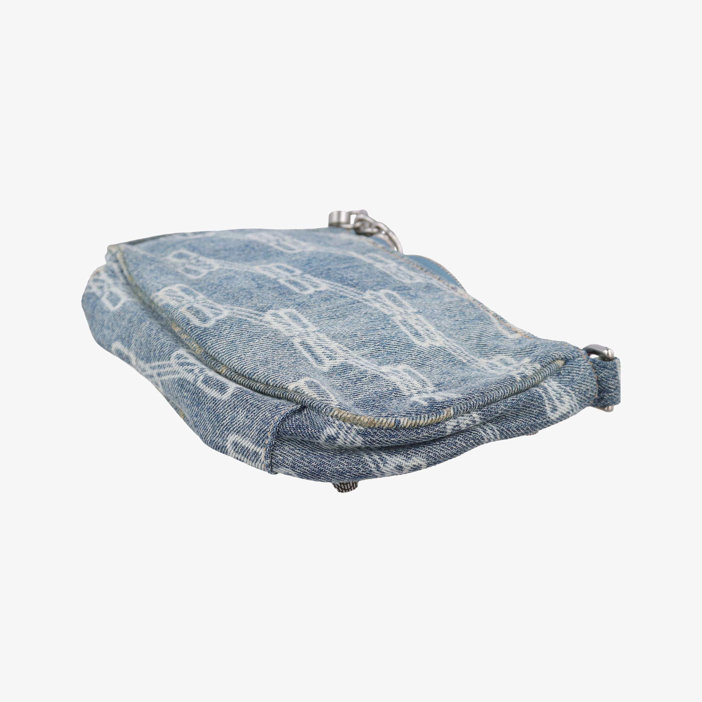 Vintage Balenciaga Le Cagole mini Blue denim  shoulderbag | stylenewstar