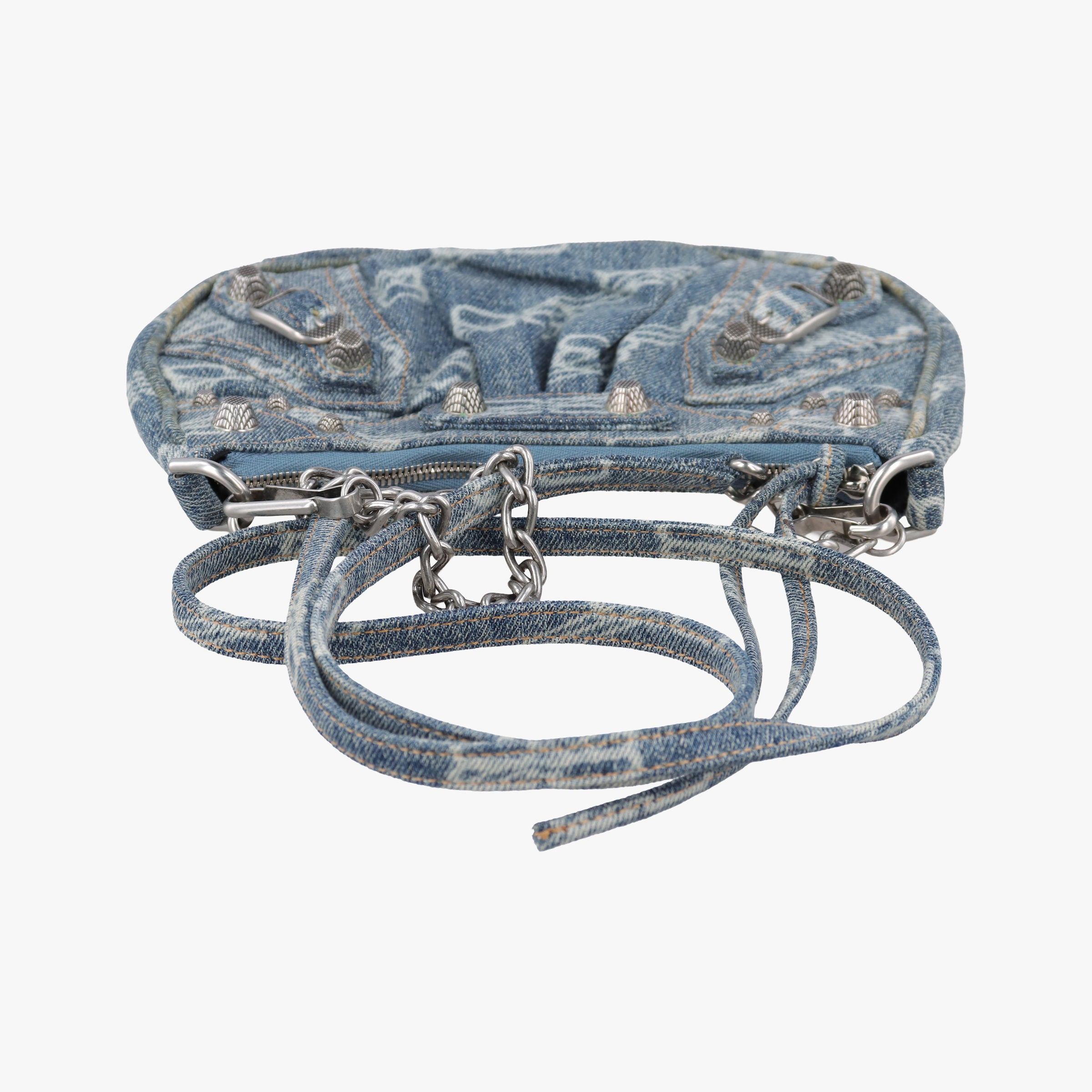 Vintage Balenciaga Le Cagole mini Blue denim  shoulderbag | stylenewstar