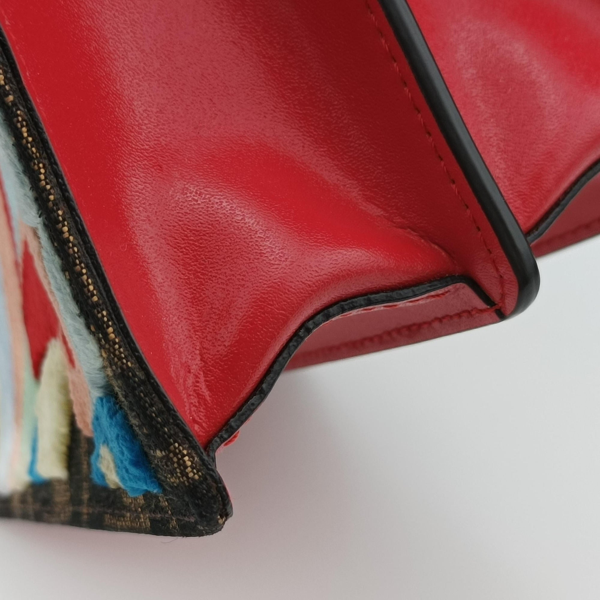 Vintage Fendi Kan I Multicolour canvas×Leather 8M0381 shoulderbag | stylenewstar