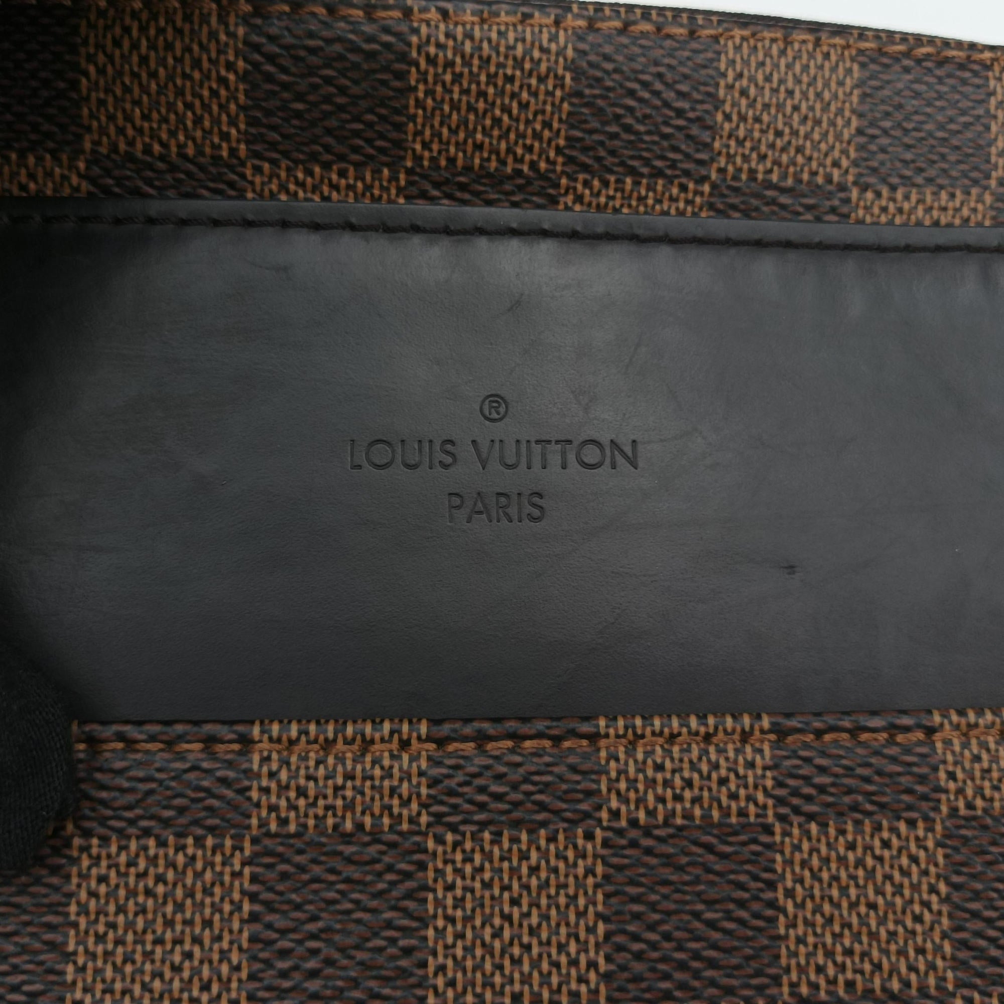Pre-owned Louis Vuitton Jake messenger NM EBENE Damier Canvas N41569 shoulderbag | stylenewstar