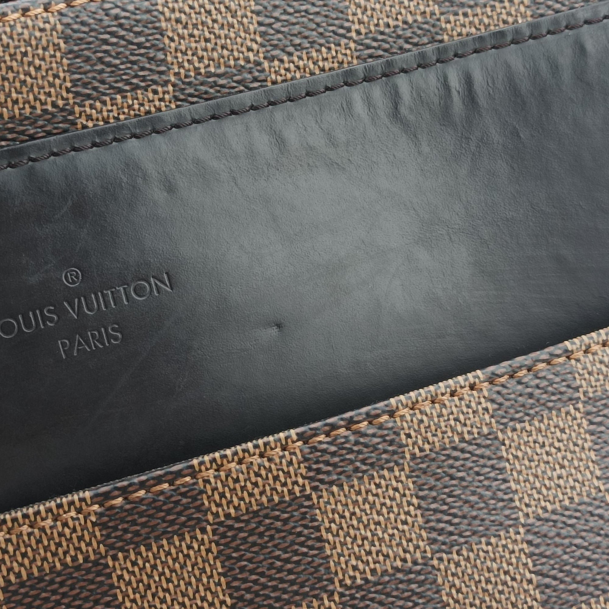Pre-owned Louis Vuitton Jake messenger NM EBENE Damier Canvas N41569 shoulderbag | stylenewstar