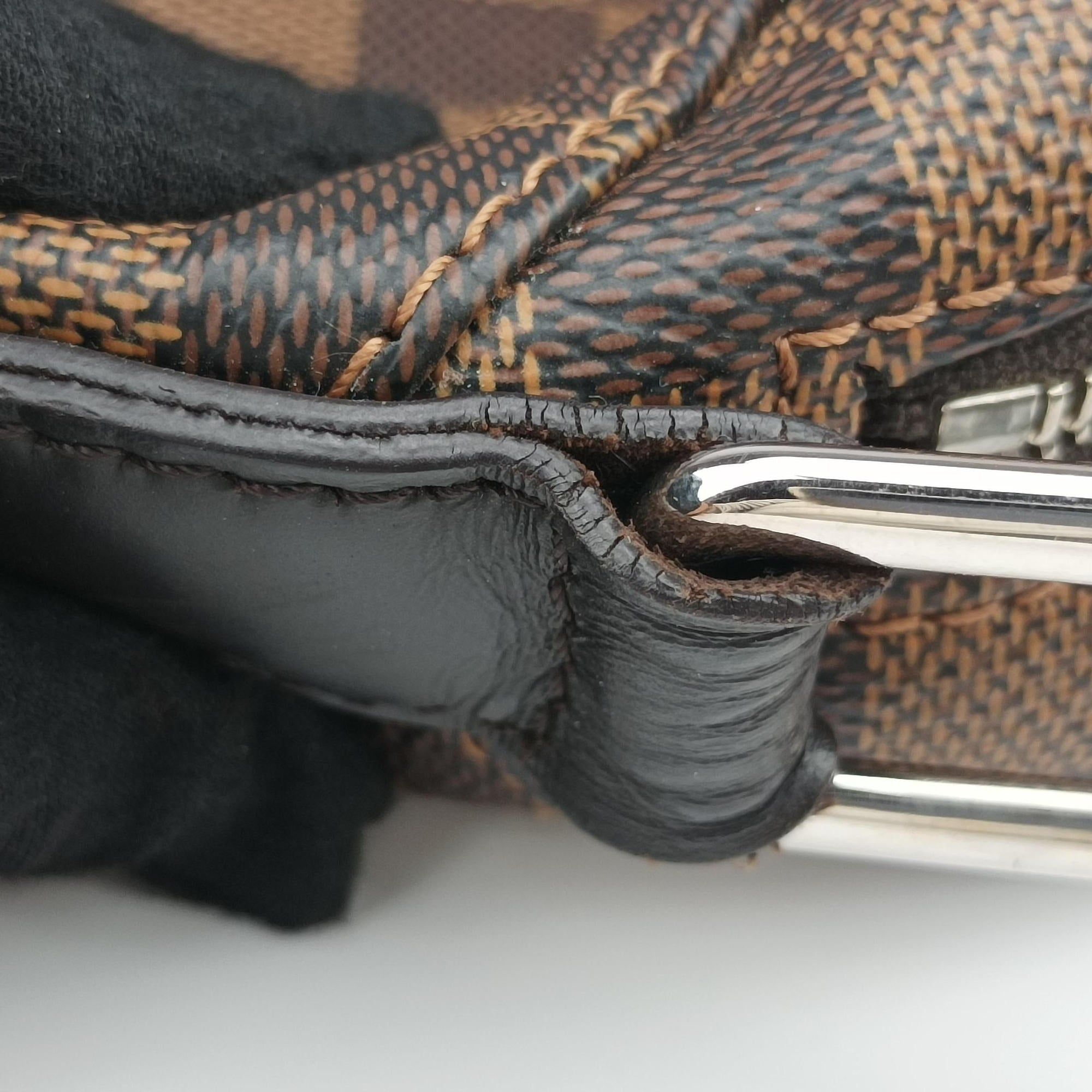 Pre-owned Louis Vuitton Jake messenger NM EBENE Damier Canvas N41569 shoulderbag | stylenewstar